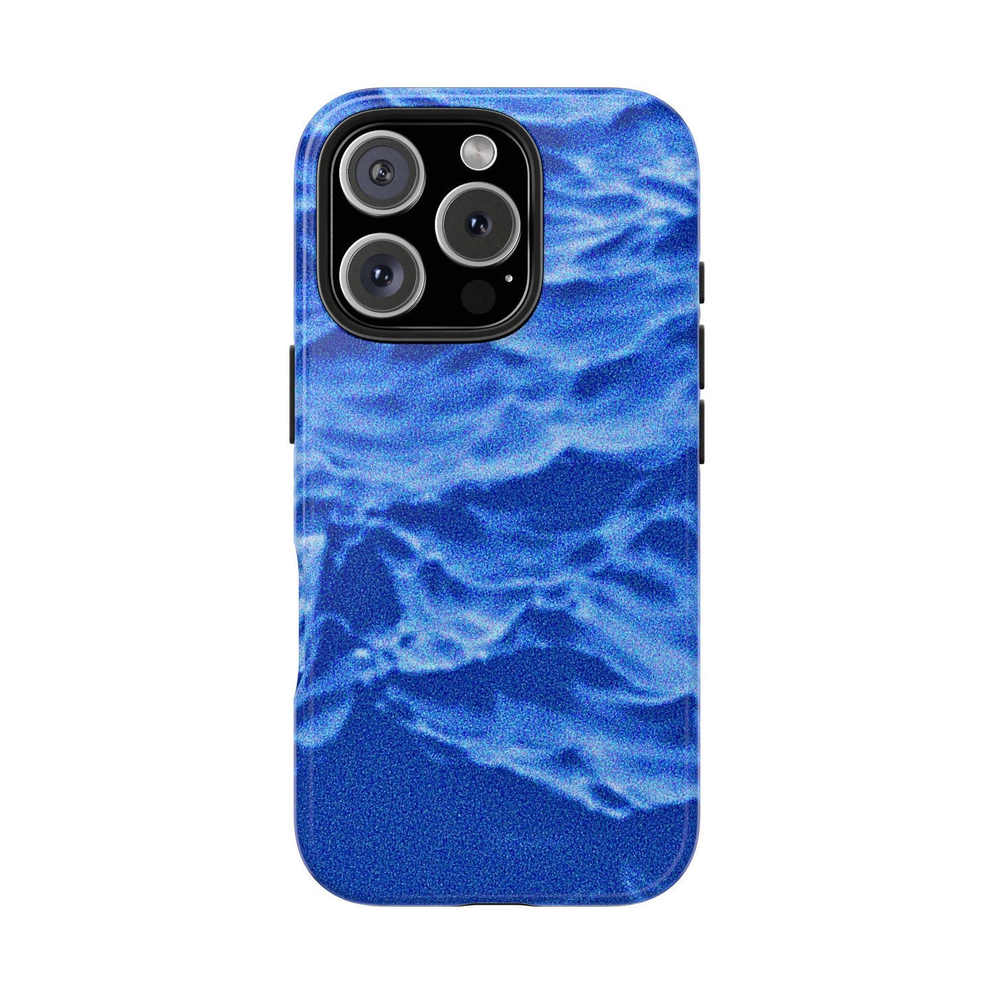 Blurred Ocean Waves Dark Blue Tough Phone Case | Aesthetic