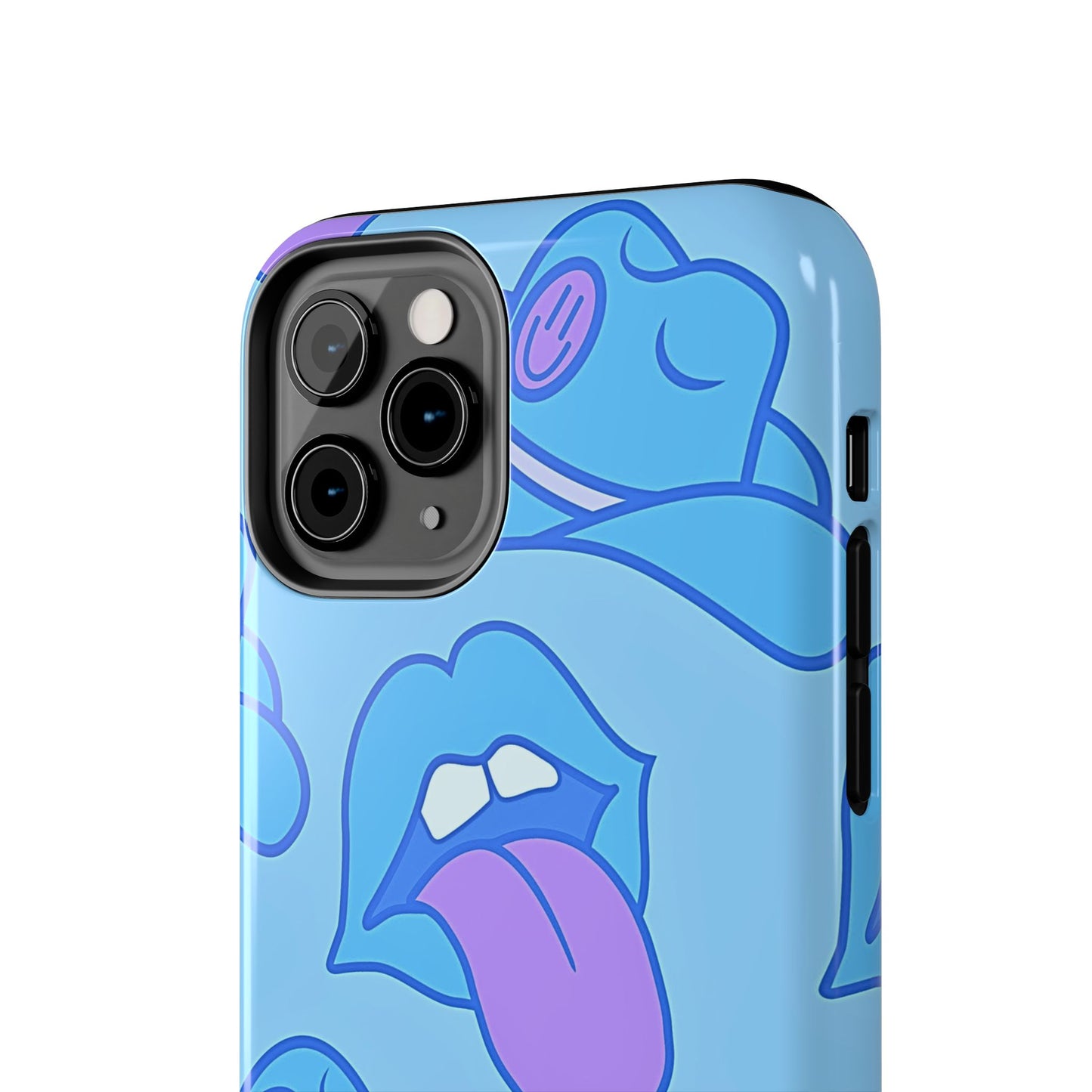 Preppy Cowboy Hat & Hot Lips Pattern (Version 2) Tough Phone Case | Aesthetic