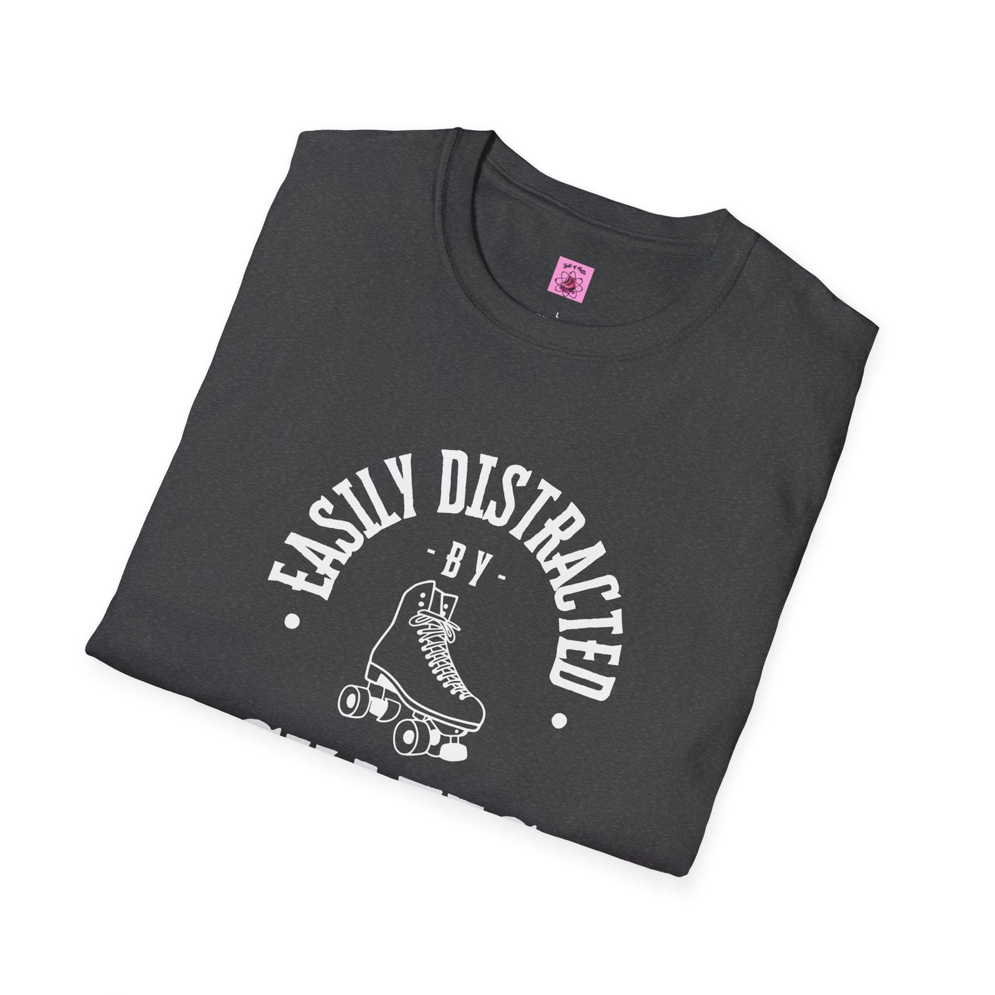 Easily Distracted by Skates Unisex T-Shirt