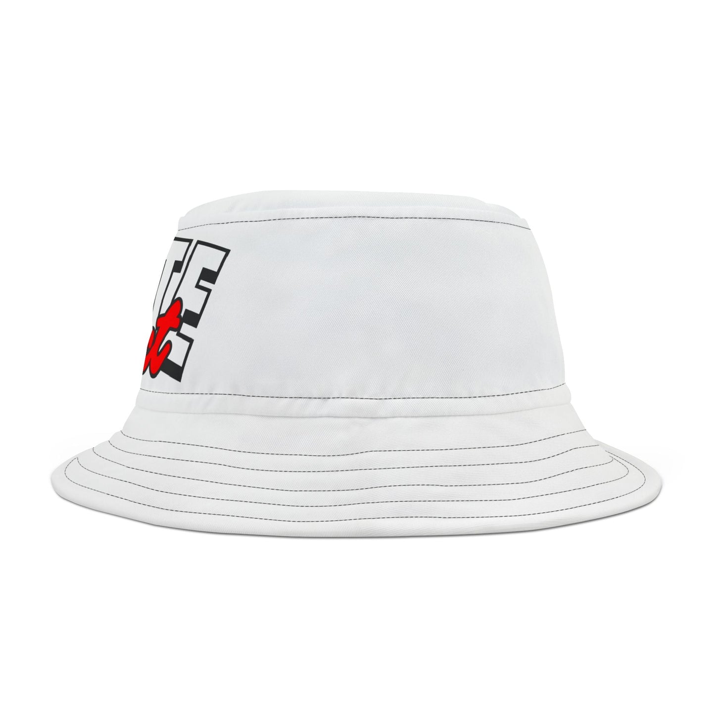 White Skate Addict Bucket Hat