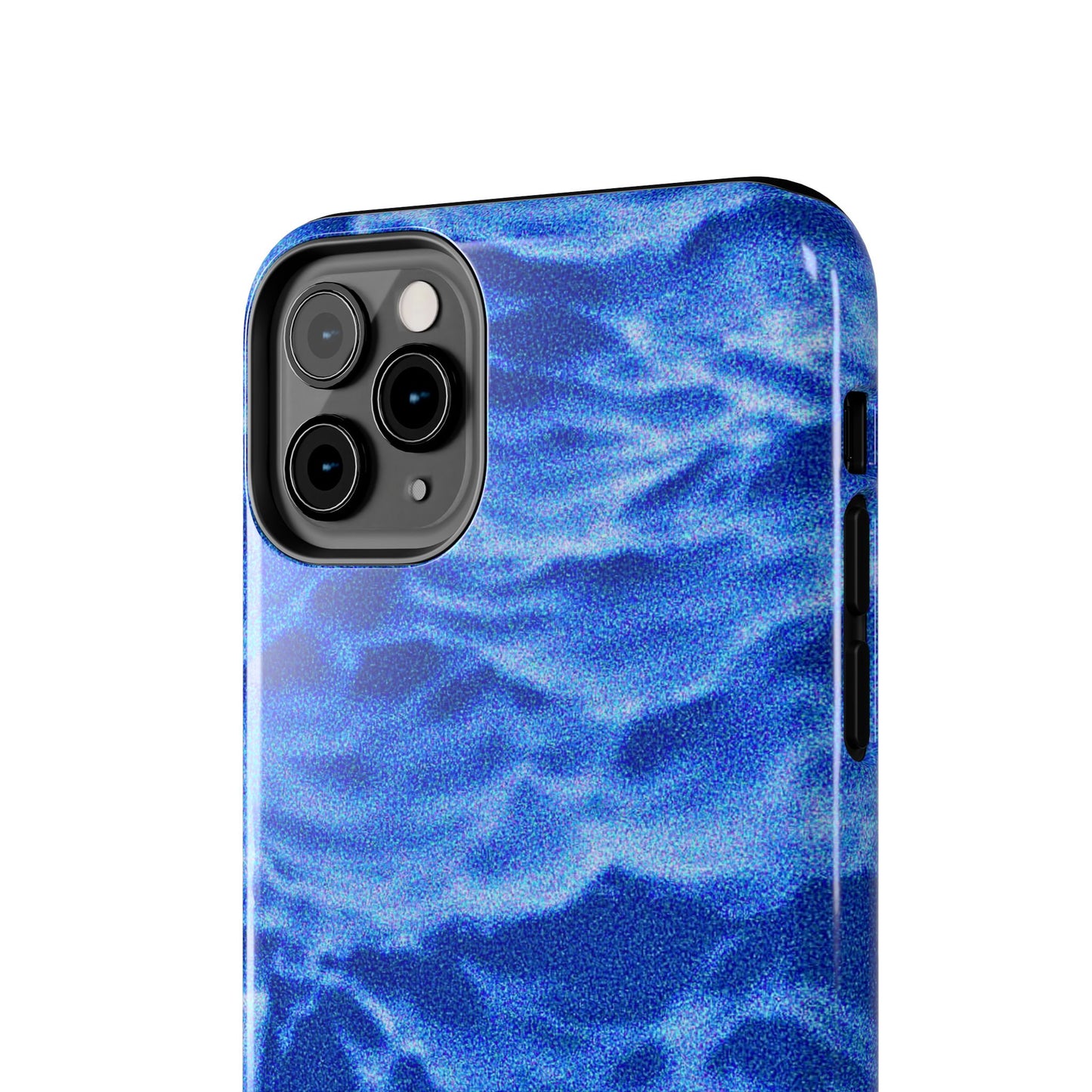 Blurred Ocean Waves Dark Blue Tough Phone Case | Aesthetic