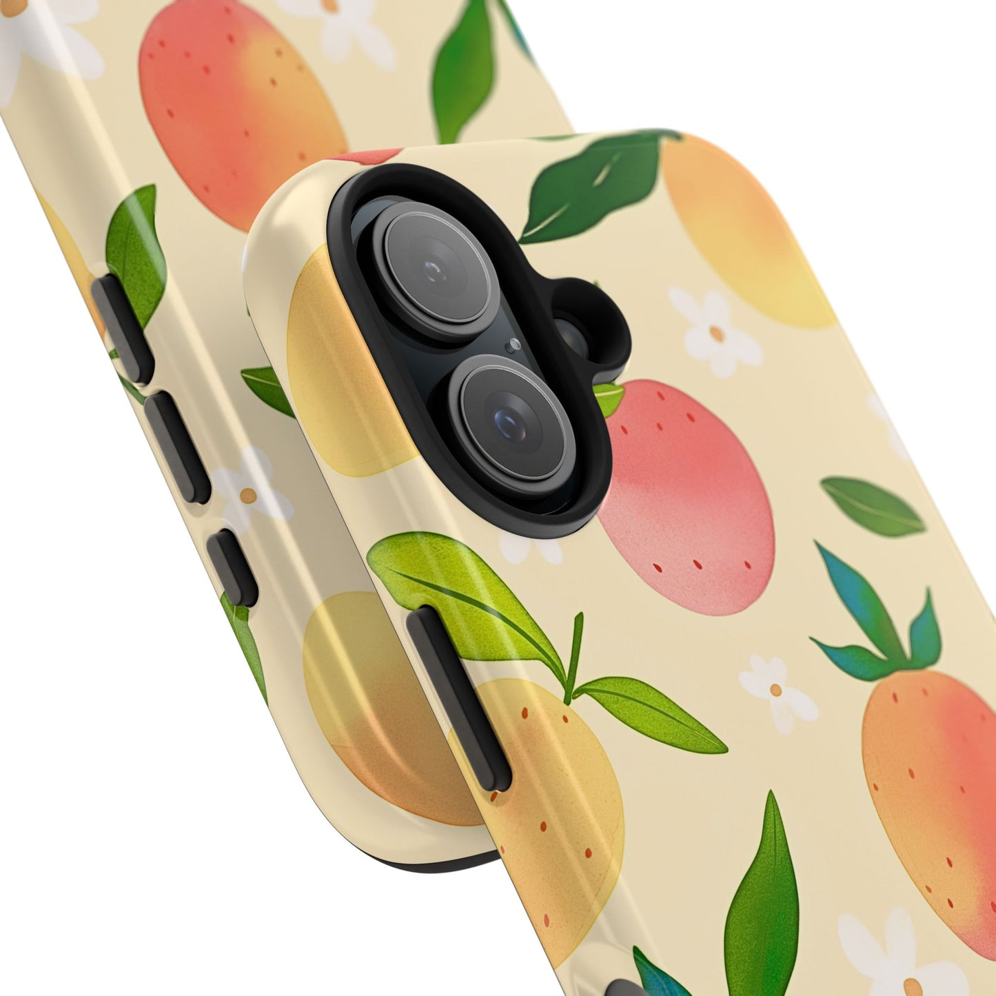 Mango Orange Fruit Pattern Tough Phone Case | Aesthetic