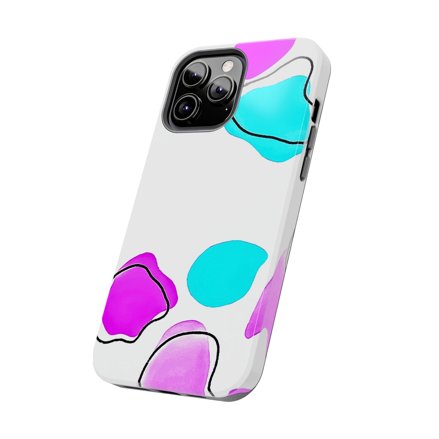 Abstract Shapes Preppy Pastel Style (Version 2) Tough Phone Case | Aesthetic