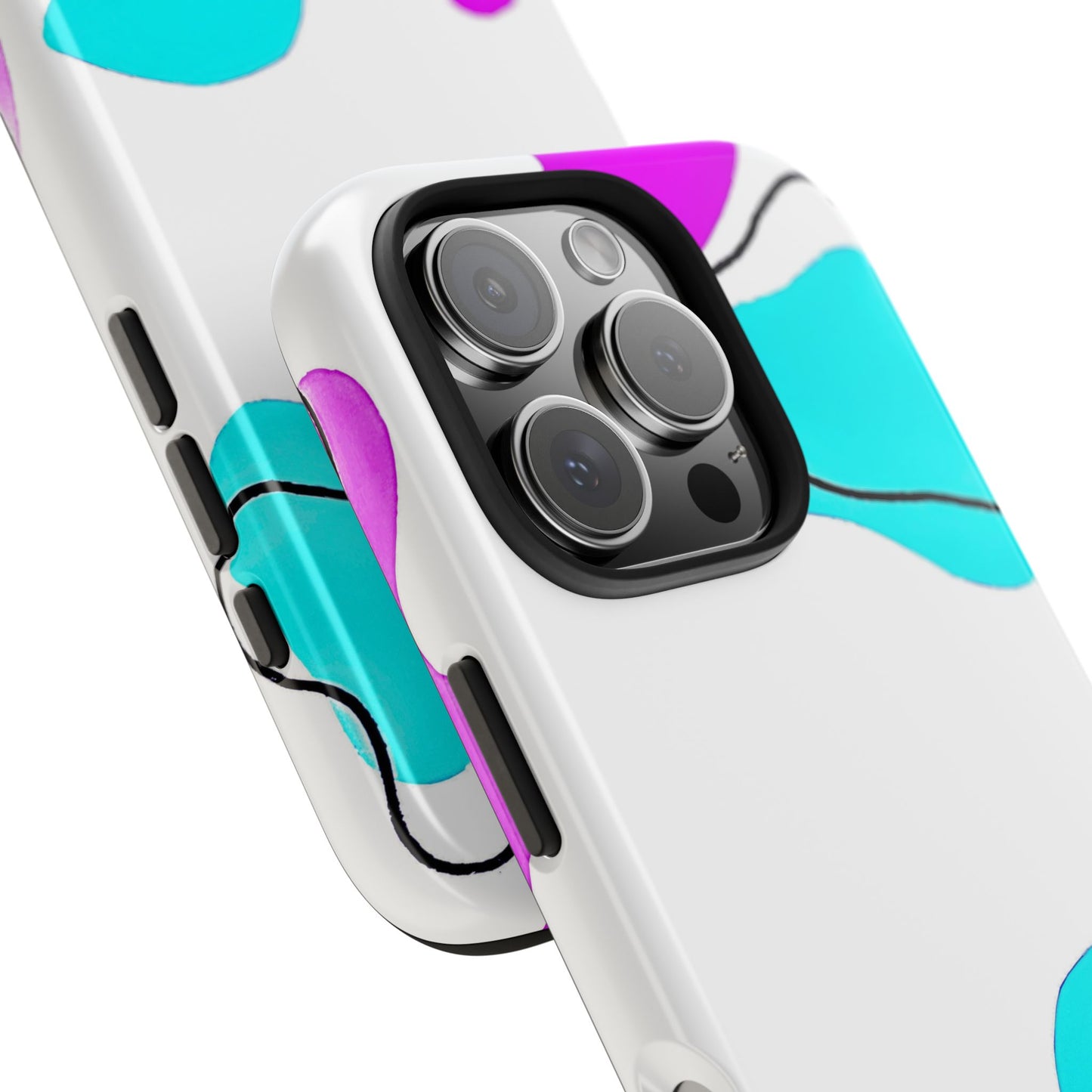 Abstract Shapes Preppy Pastel Style (Version 2) Tough Phone Case | Aesthetic
