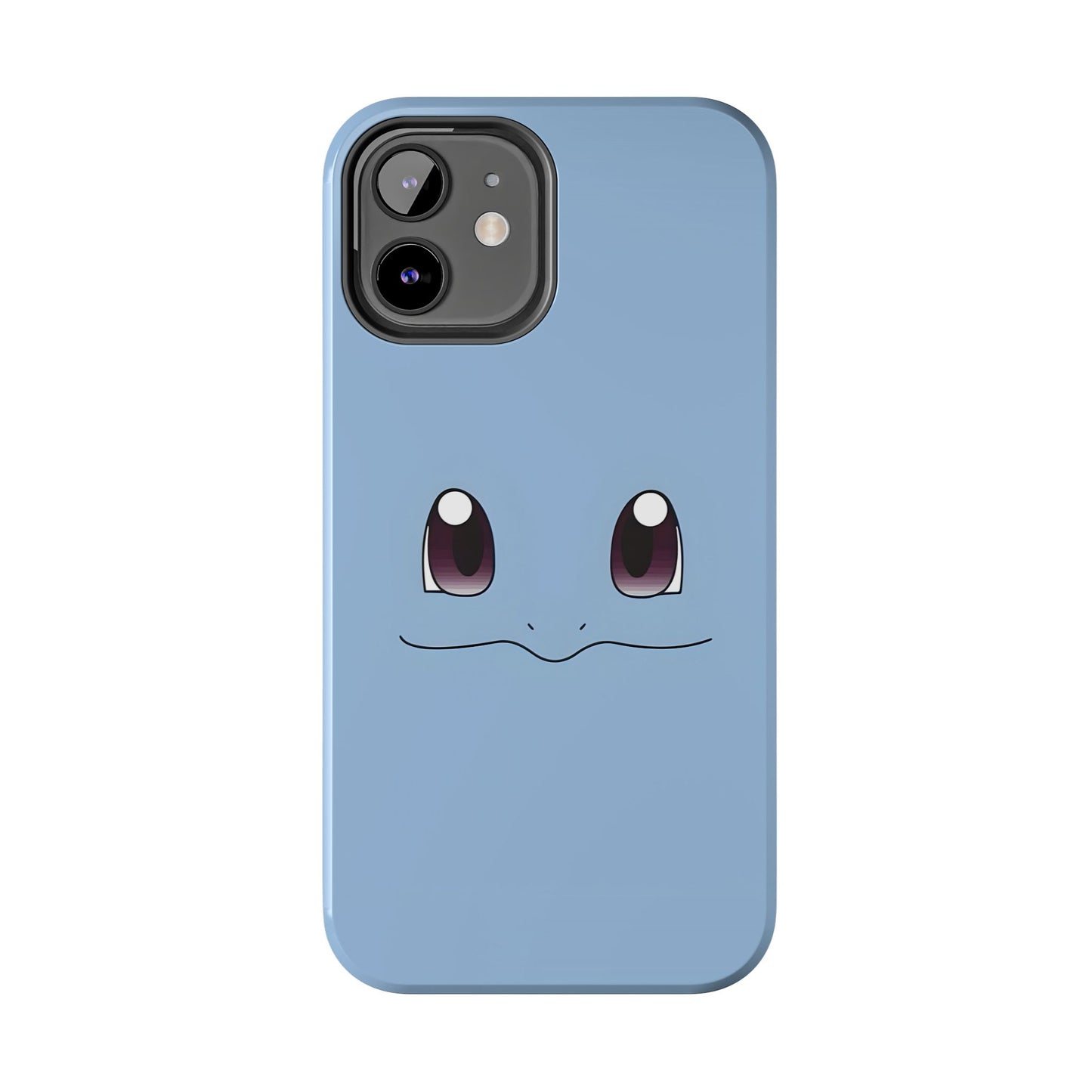 Blue Turtle Simple Blue Smile Tough Phone Case | Anime