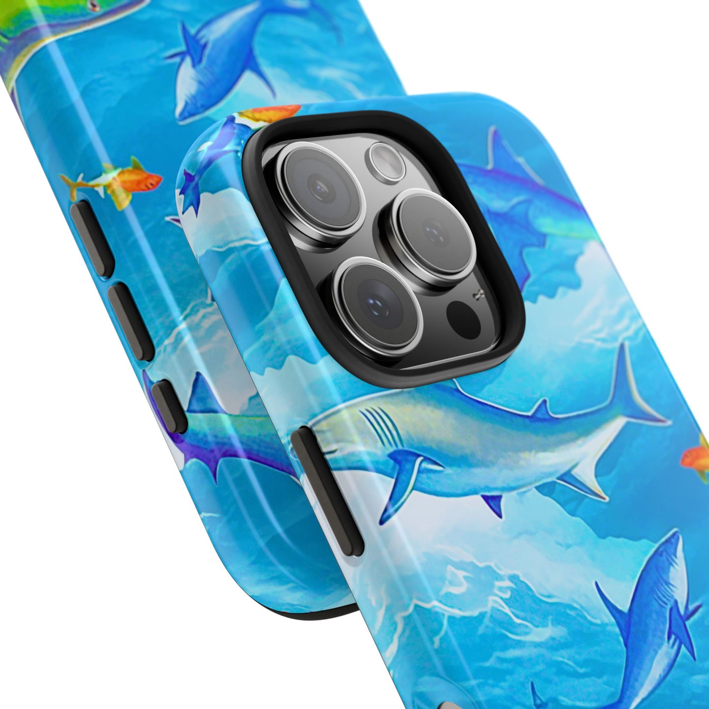 Sharks in the Sky Pattern Style Tough Phone Case | Animals