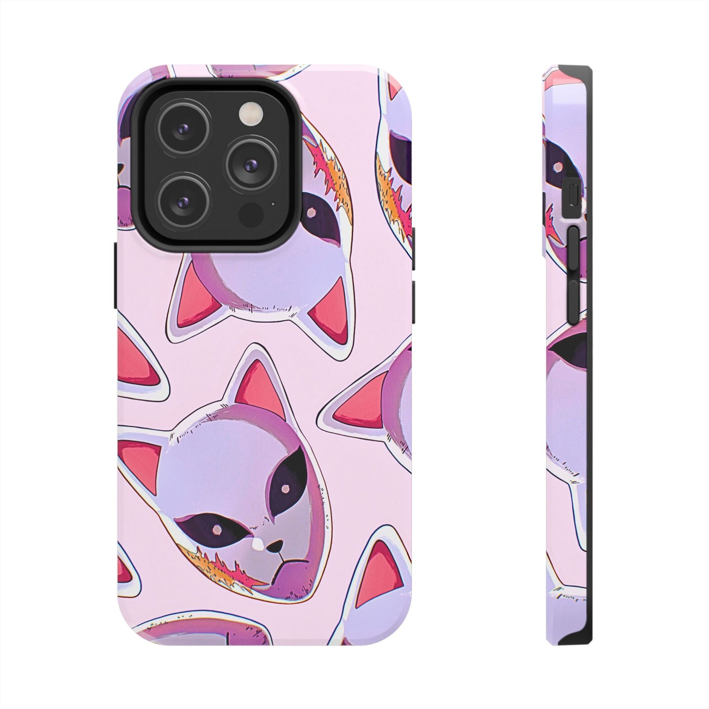 Sabito Fox Mask Pattern Tough Phone Case | Anime - Demon Slayer