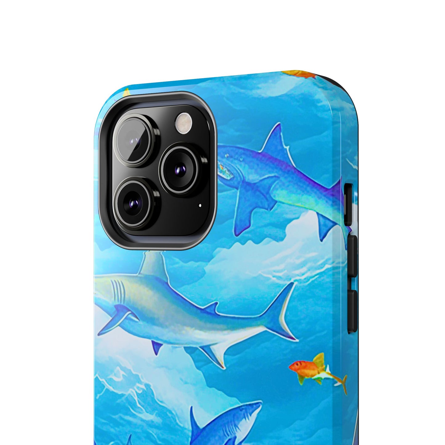 Sharks in the Sky Pattern Style Tough Phone Case | Animals