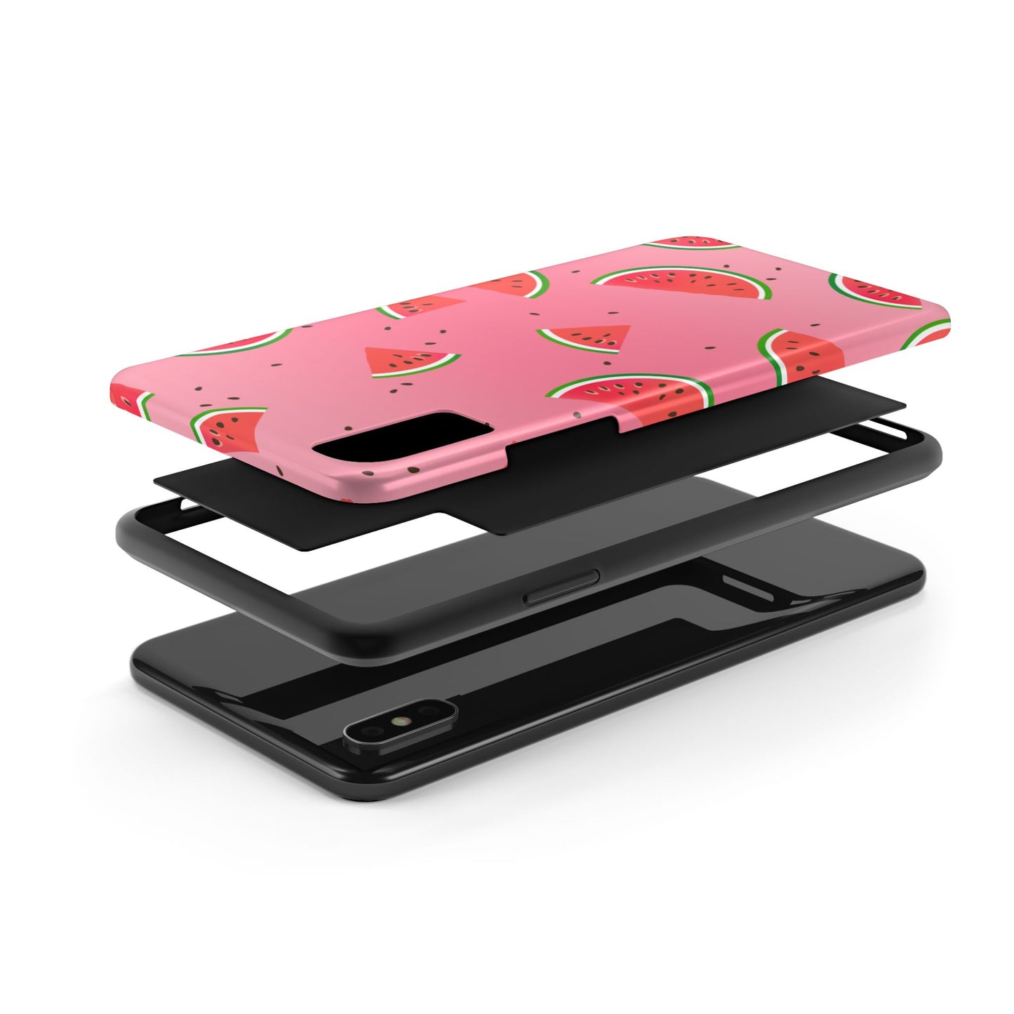 Pink and Red Gradient Watermelon Tough Phone Case | Food
