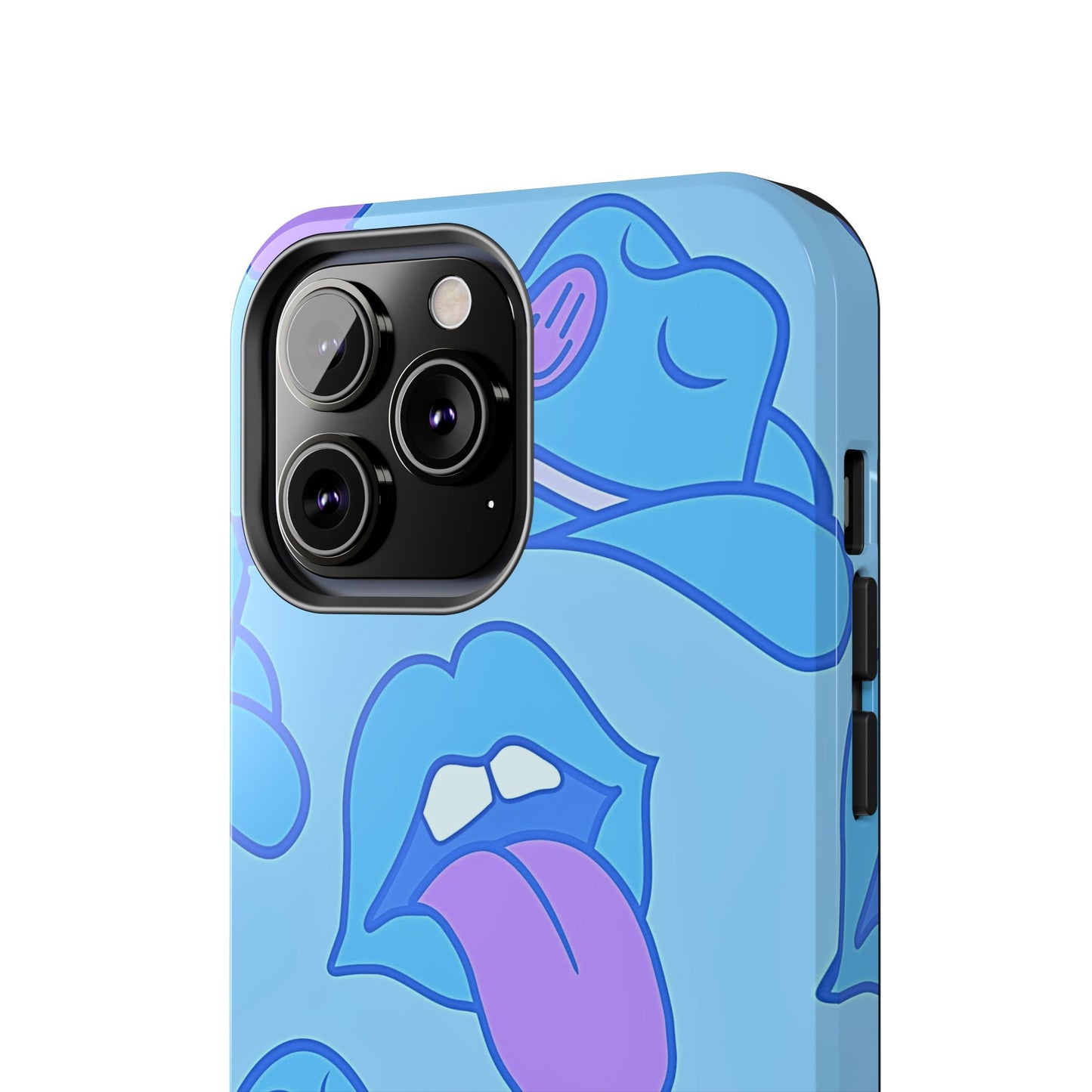 Preppy Cowboy Hat & Hot Lips Pattern (Version 2) Tough Phone Case | Aesthetic