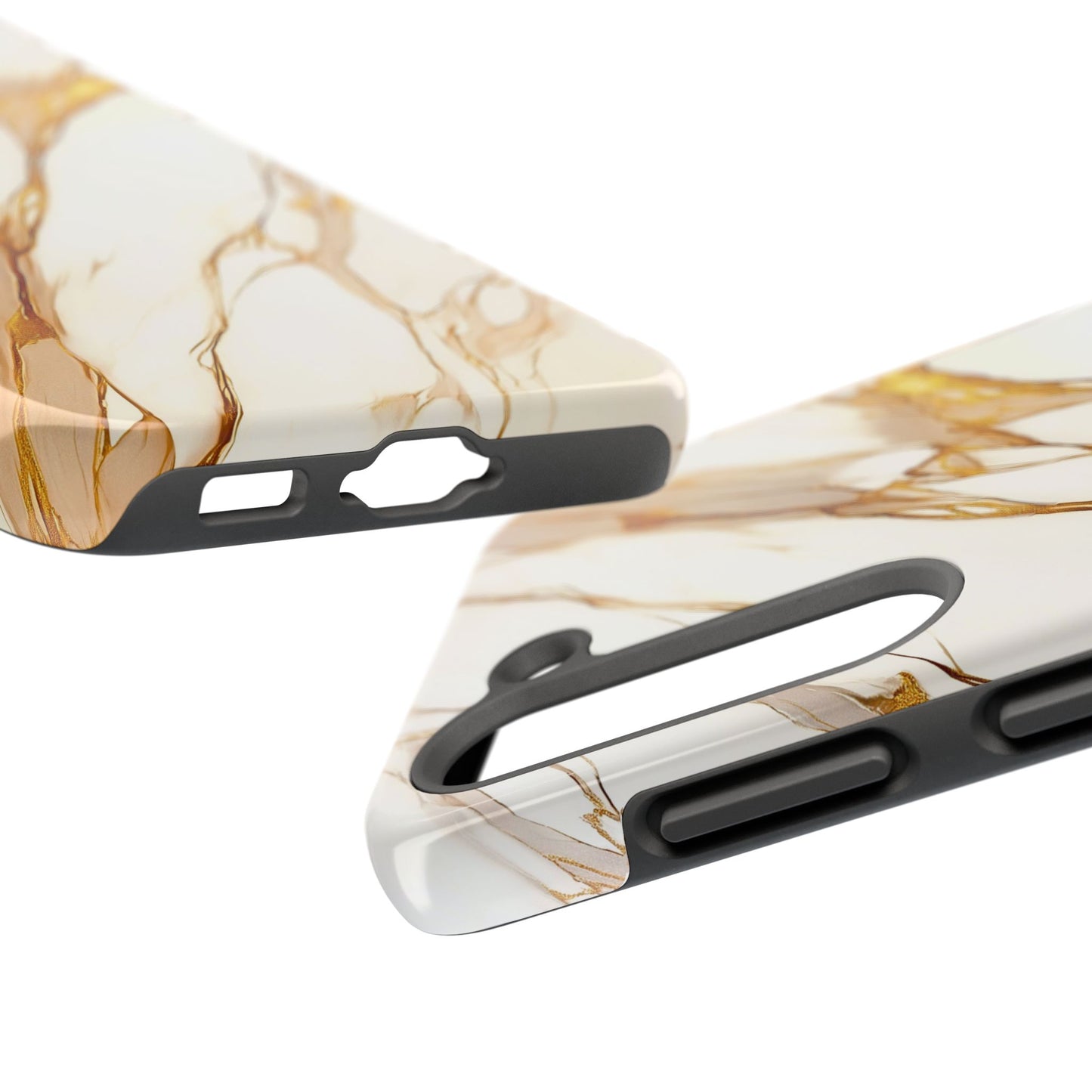 Luxury Marble Gold Vein Texture Pattern Style Tough Phone Case/Cover | Aesthetic