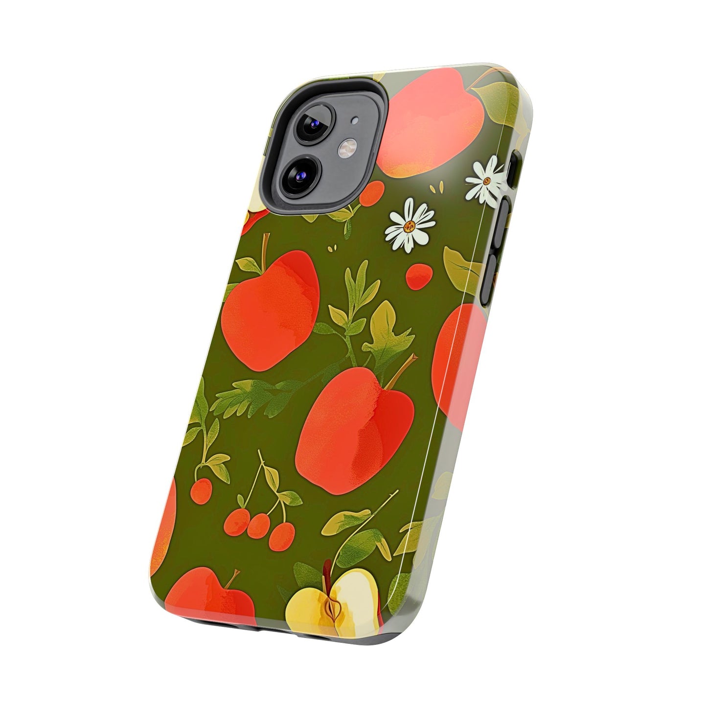 Apple & Berry Garden Pattern Style Tough Phone Case/Cover | Aesthetic
