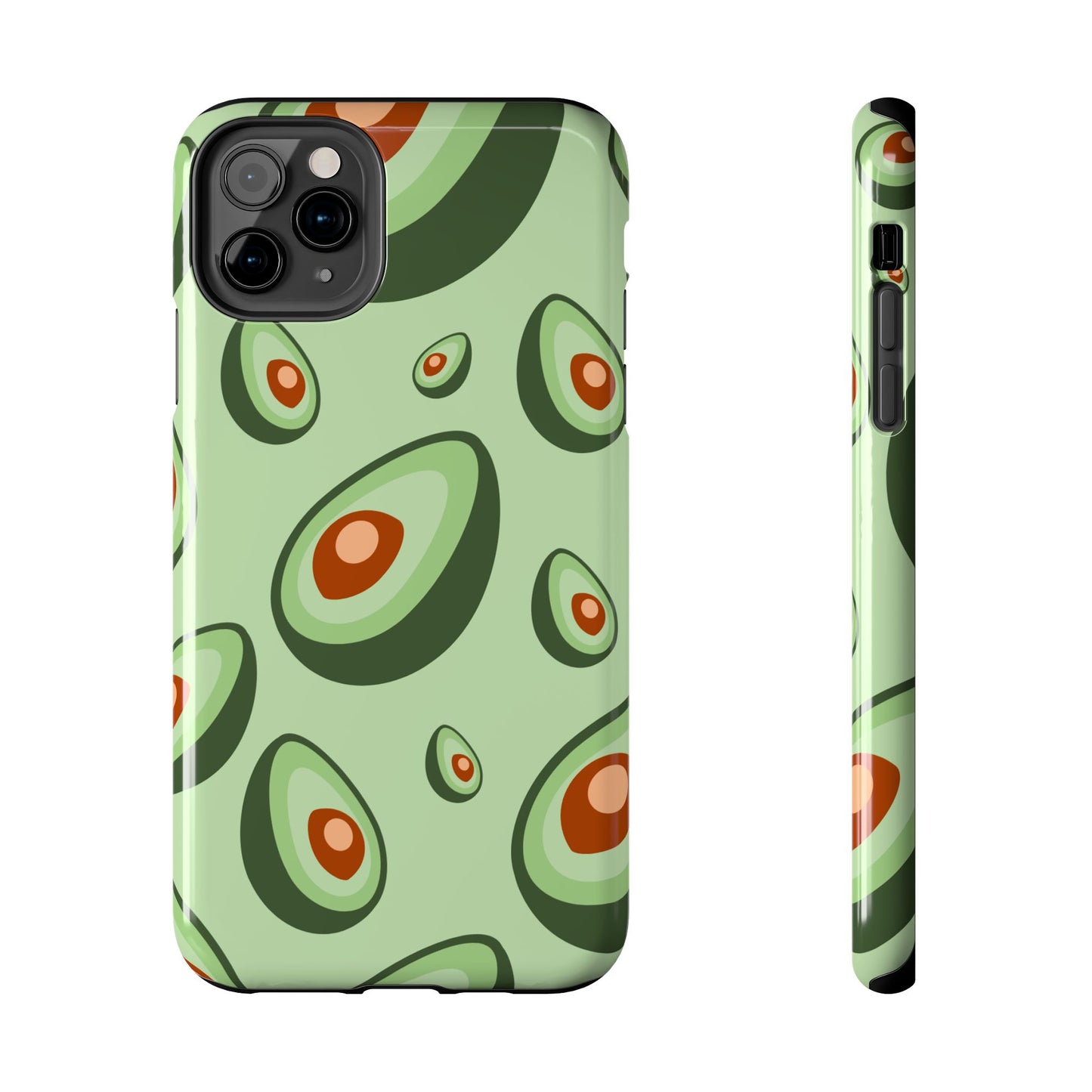 Trendy Avocado Pattern Green Aesthetic Minimal Fruit Phone Case | Food