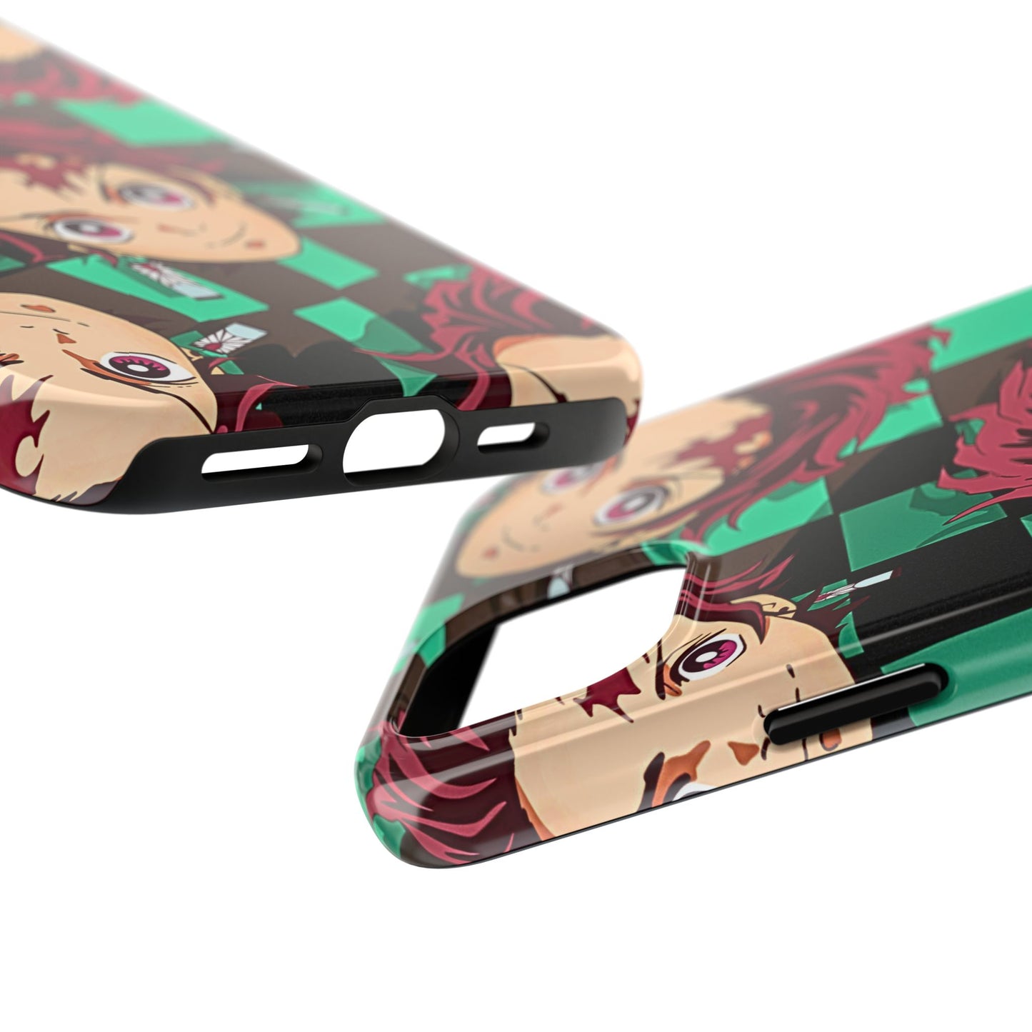 Tanjiro Kamado Head Pattern Tough Phone Case | Anime - Demon Slayer