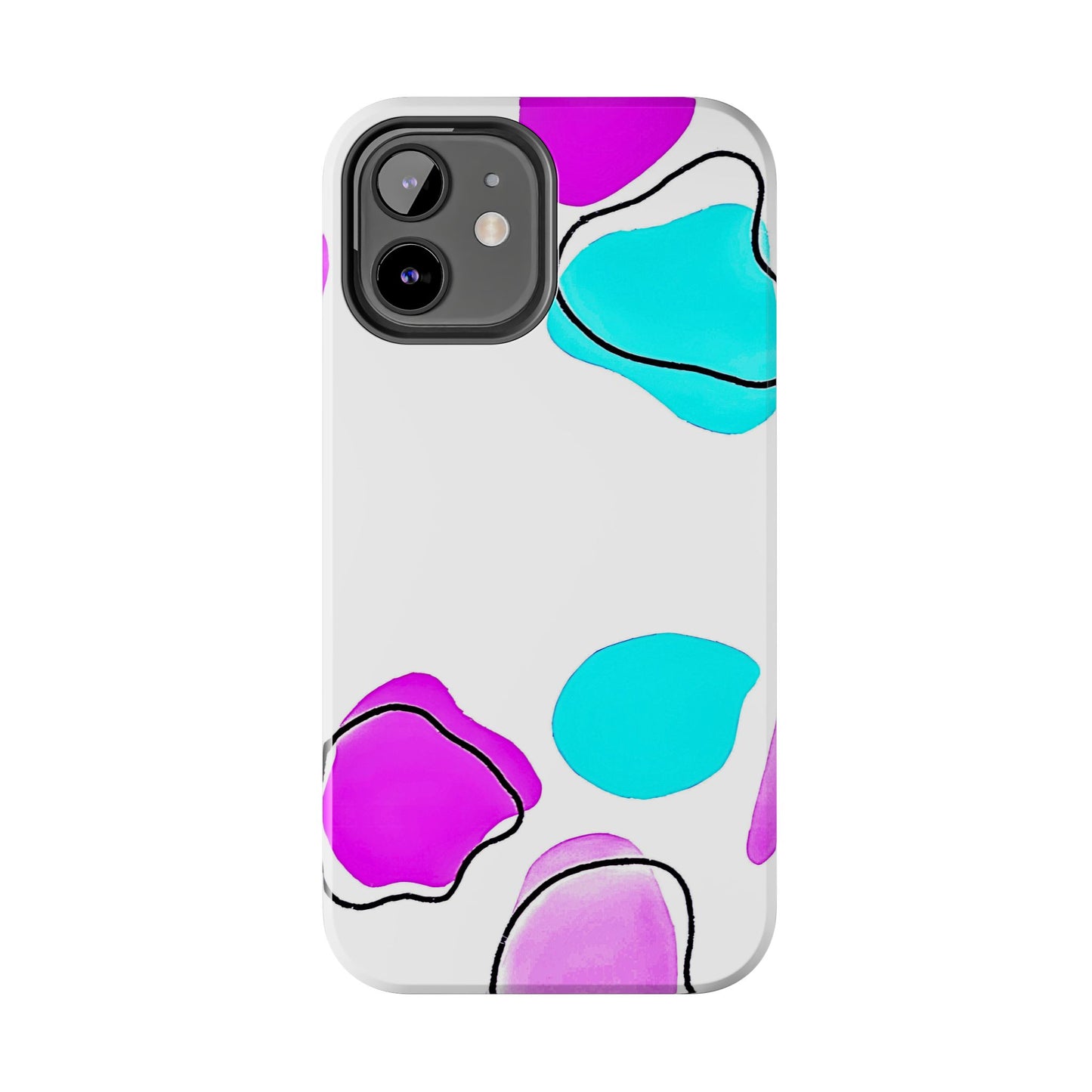 Abstract Shapes Preppy Pastel Style (Version 2) Tough Phone Case | Aesthetic