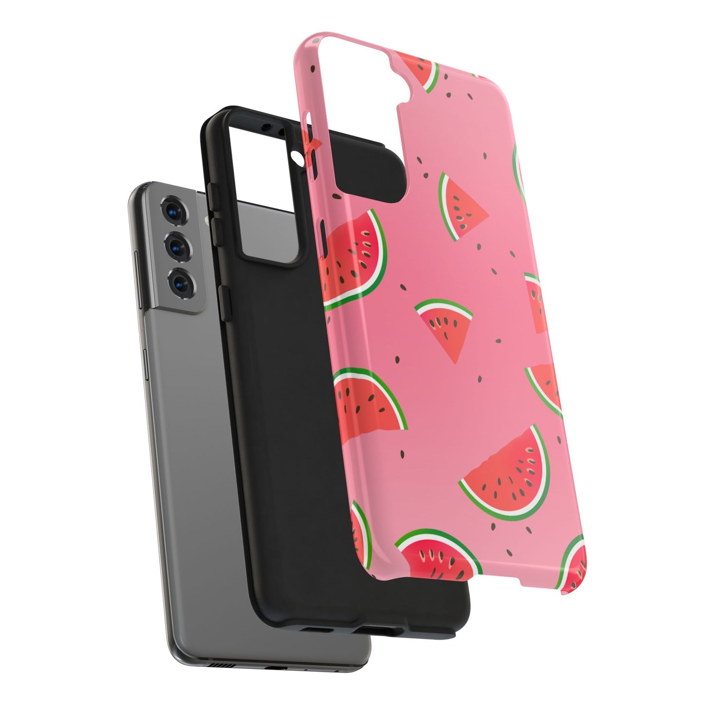 Pink and Red Gradient Watermelon Tough Phone Case | Food