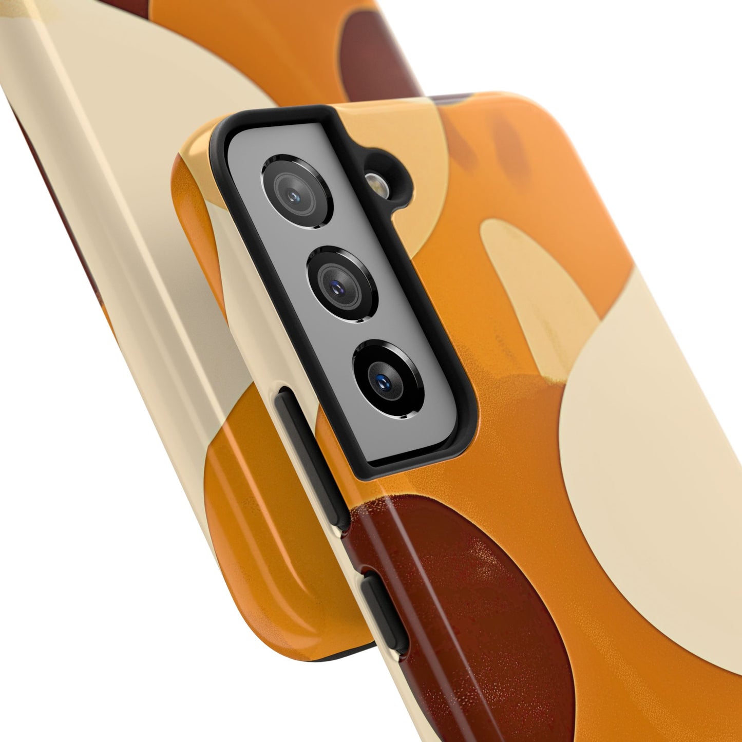 Funda/Cubierta resistente para teléfono con diseño en beige y marrón Earth Harmony | Estética