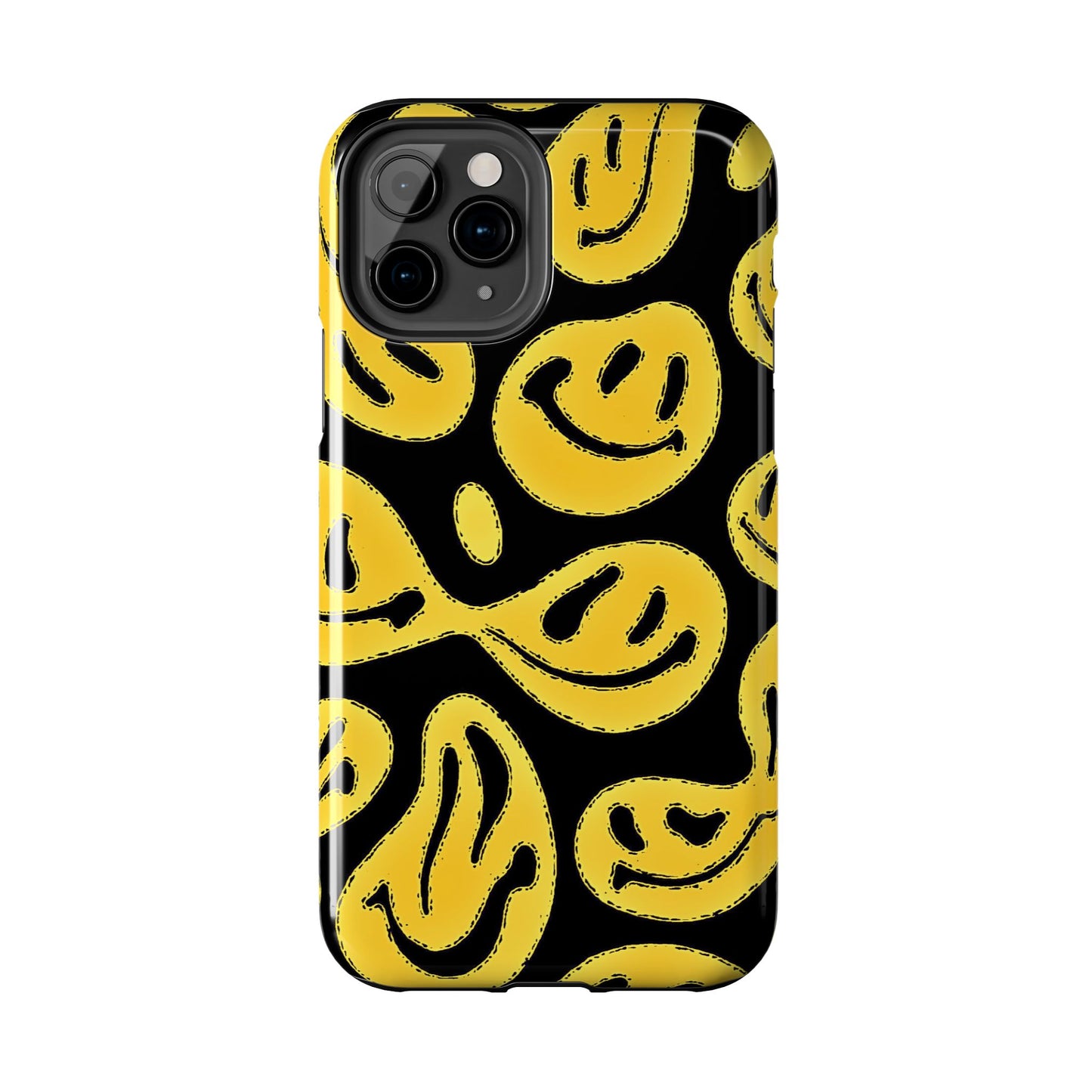 Colorful Trippy Smiley Face (Version 1) Tough Phone Case | Aesthetic