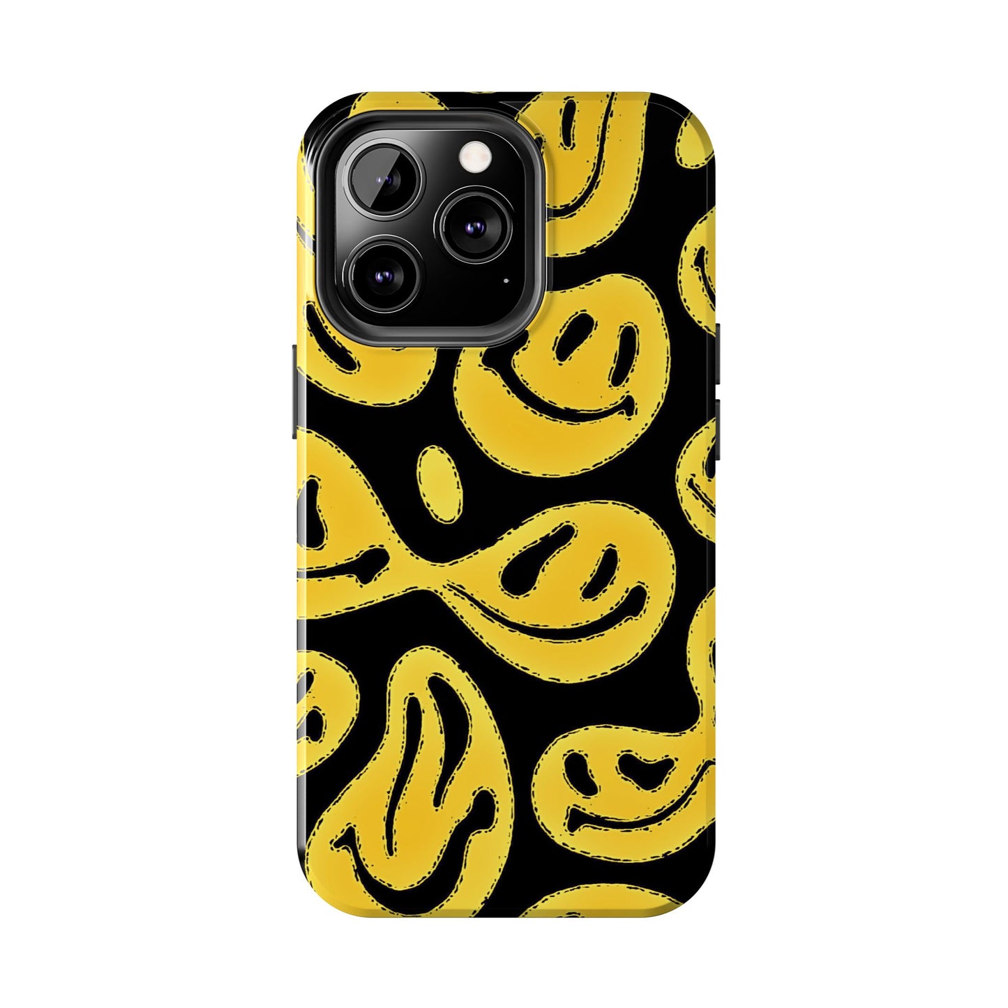 Colorful Trippy Smiley Face (Version 1) Tough Phone Case | Aesthetic