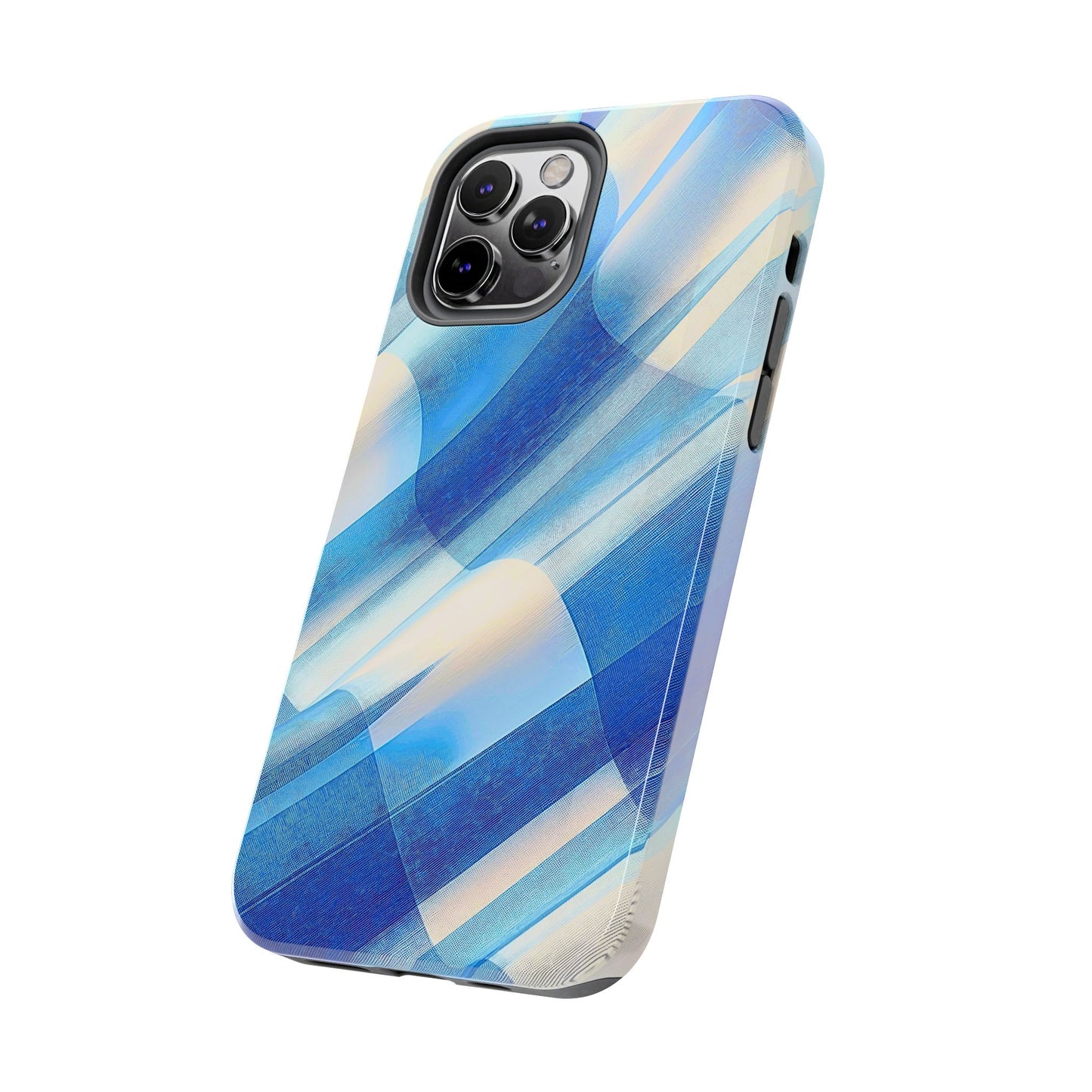 Pastel Plaid Pattern Clean Tough Phone Case | Aesthetic