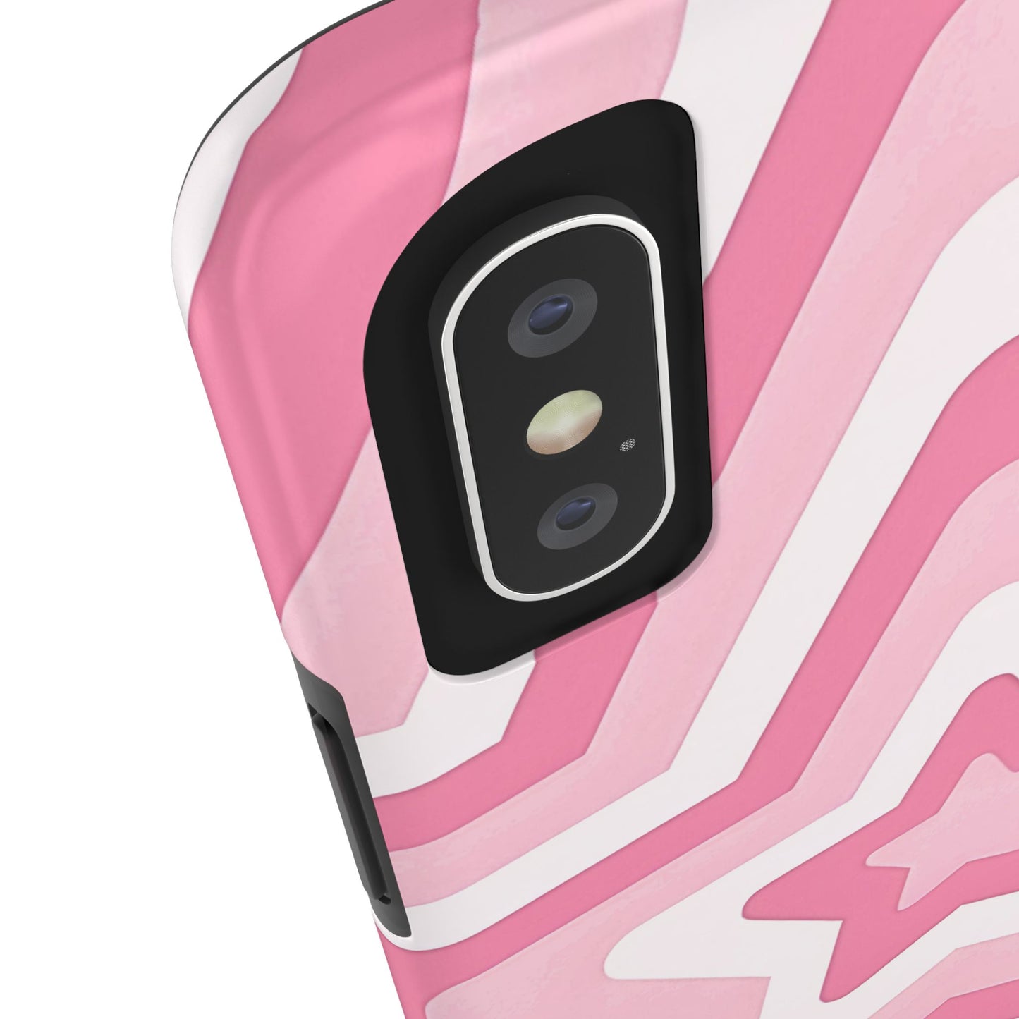 Pink Preppy Star Pattern Style Tough Phone Case | Aesthetic