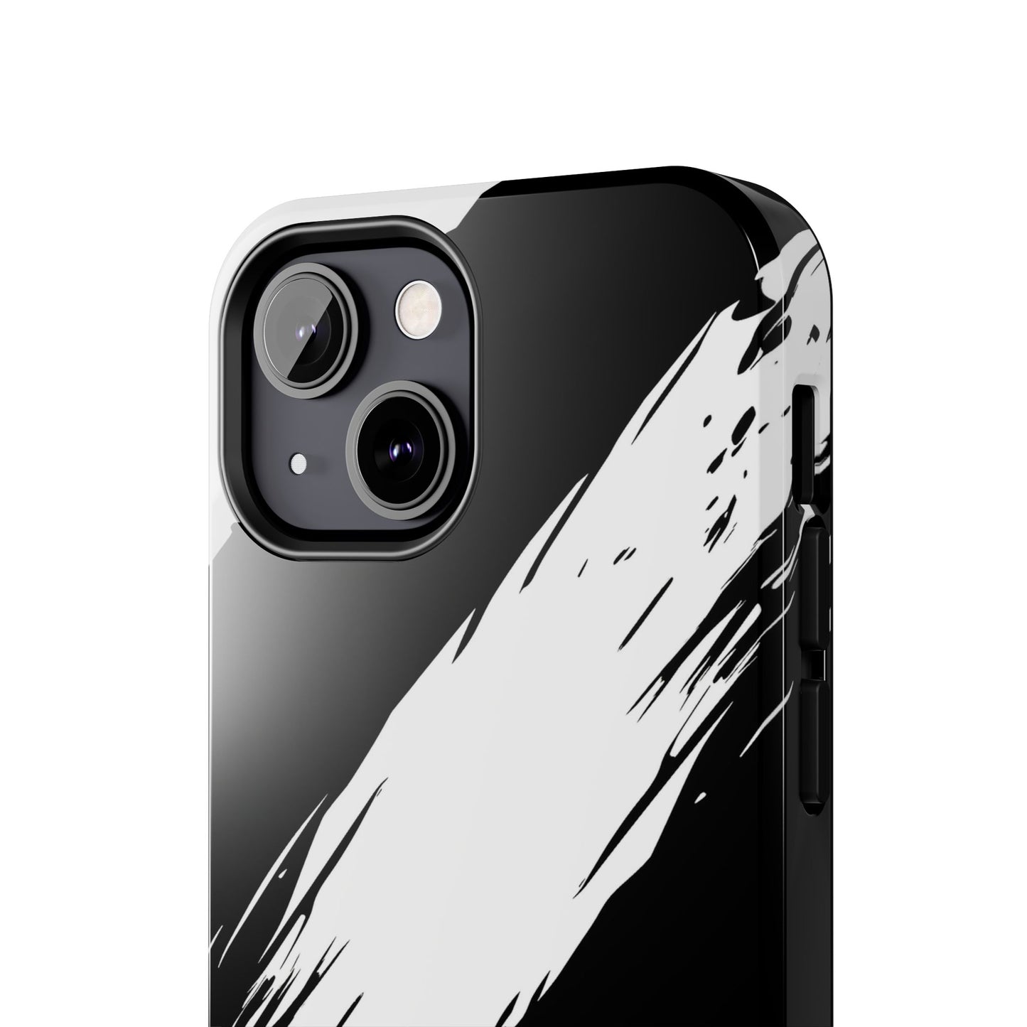 Funda/cubierta resistente para teléfono con rayas diagonales en blanco roto | Estética