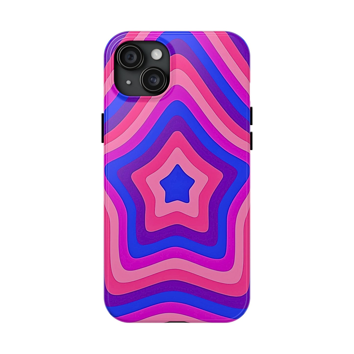 Funda resistente para teléfono con diseño de estrella retro | Estética