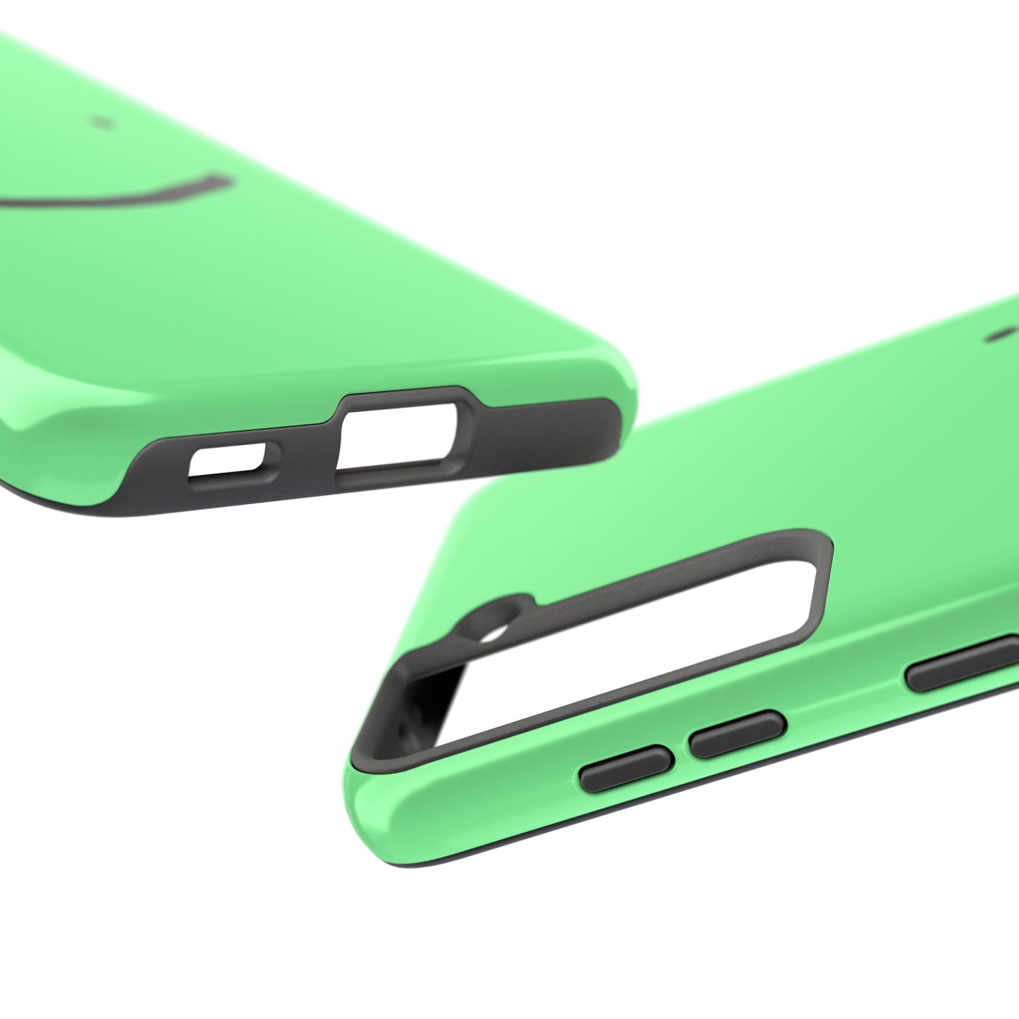 Simple Smile Green Face Tough Phone Case | Other