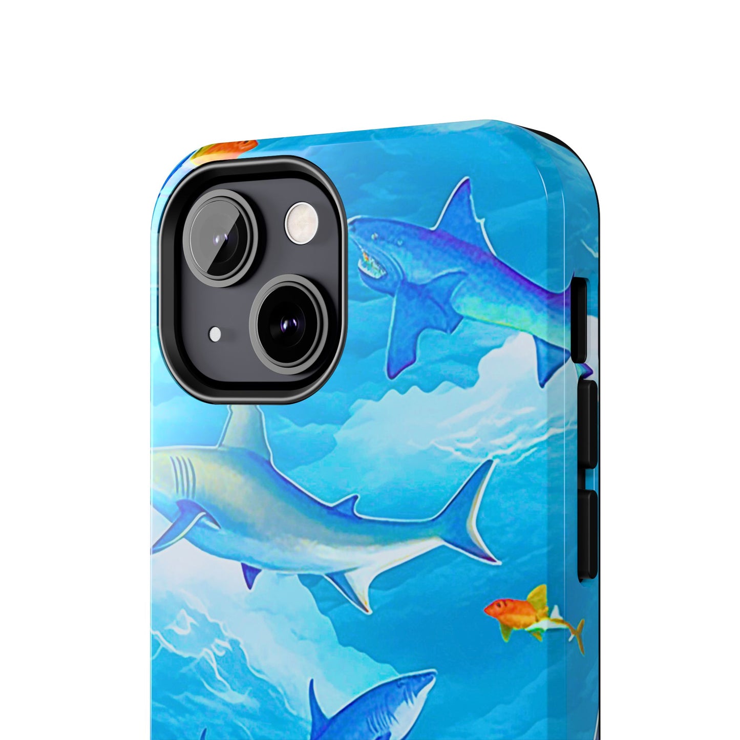 Sharks in the Sky Pattern Style Tough Phone Case | Animals
