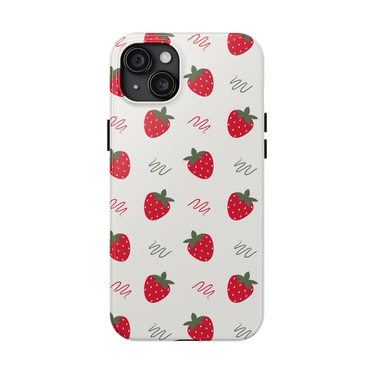 Strawberry Doodle Delight Tough Phone Case | Food