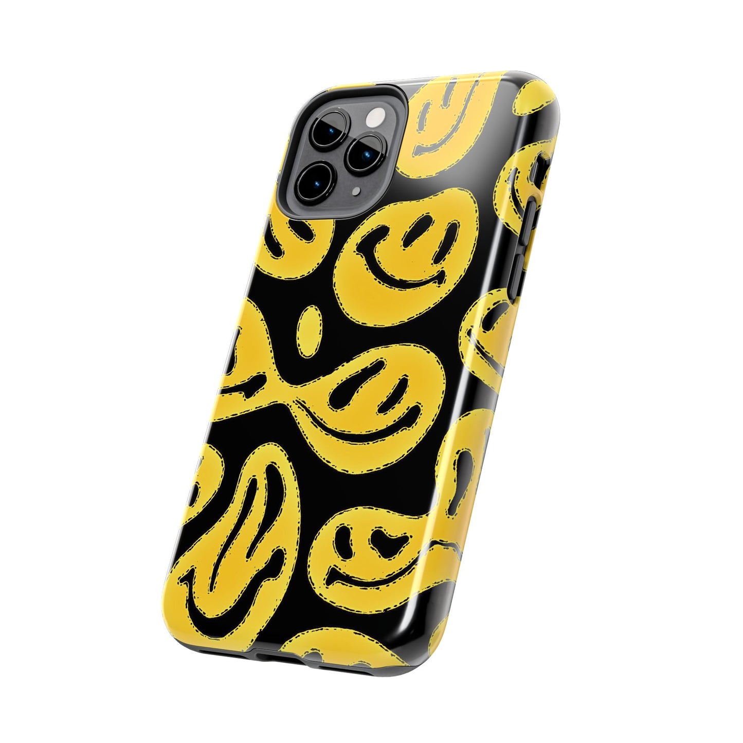 Colorful Trippy Smiley Face (Version 1) Tough Phone Case | Aesthetic