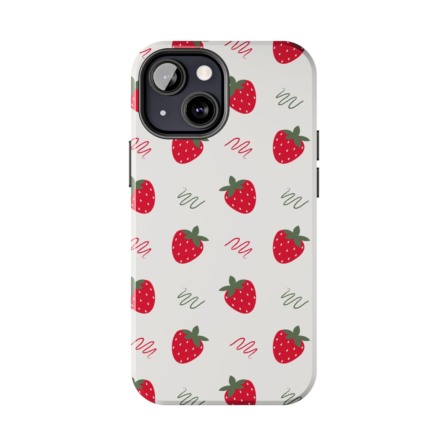 Strawberry Doodle Delight Tough Phone Case | Food