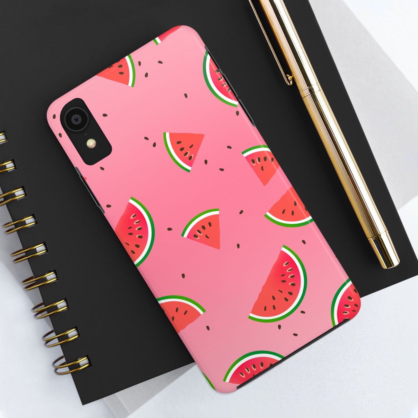 Pink and Red Gradient Watermelon Tough Phone Case | Food