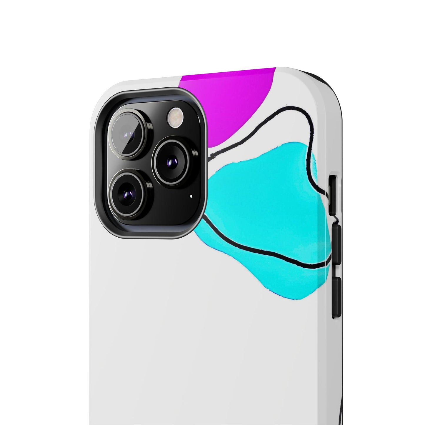 Abstract Shapes Preppy Pastel Style (Version 2) Tough Phone Case | Aesthetic