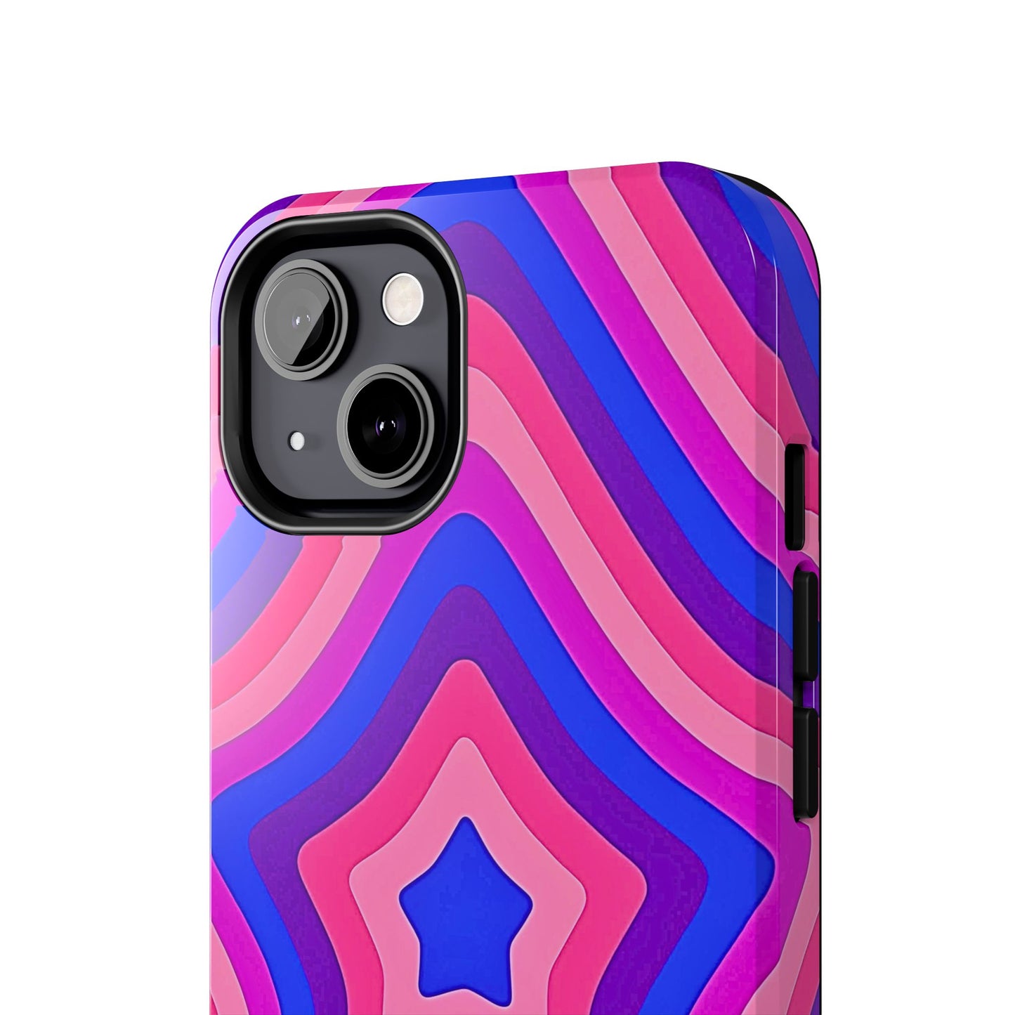 Funda resistente para teléfono con diseño de estrella retro | Estética