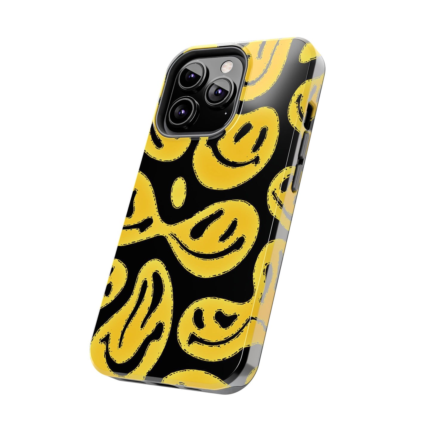 Colorful Trippy Smiley Face (Version 1) Tough Phone Case | Aesthetic