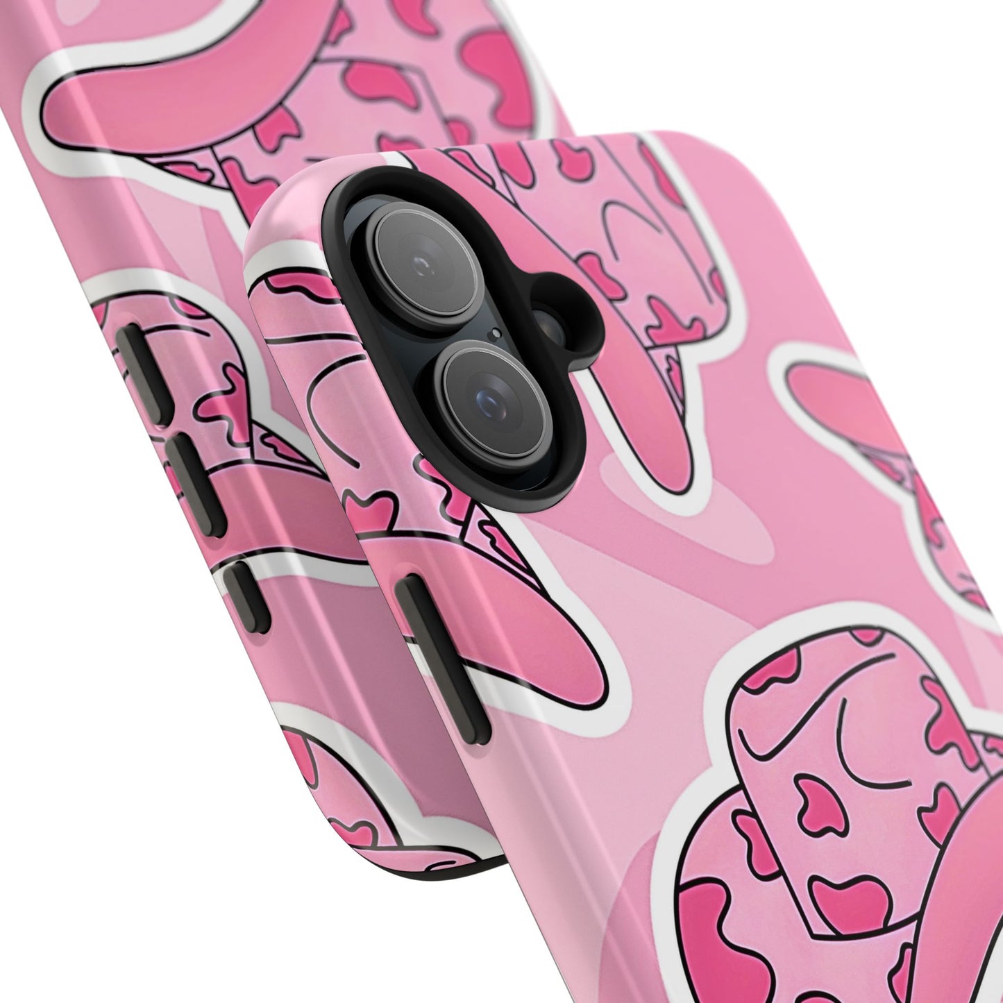 Pink Cowboy Hat Preppy Tough Phone Case | Aesthetic