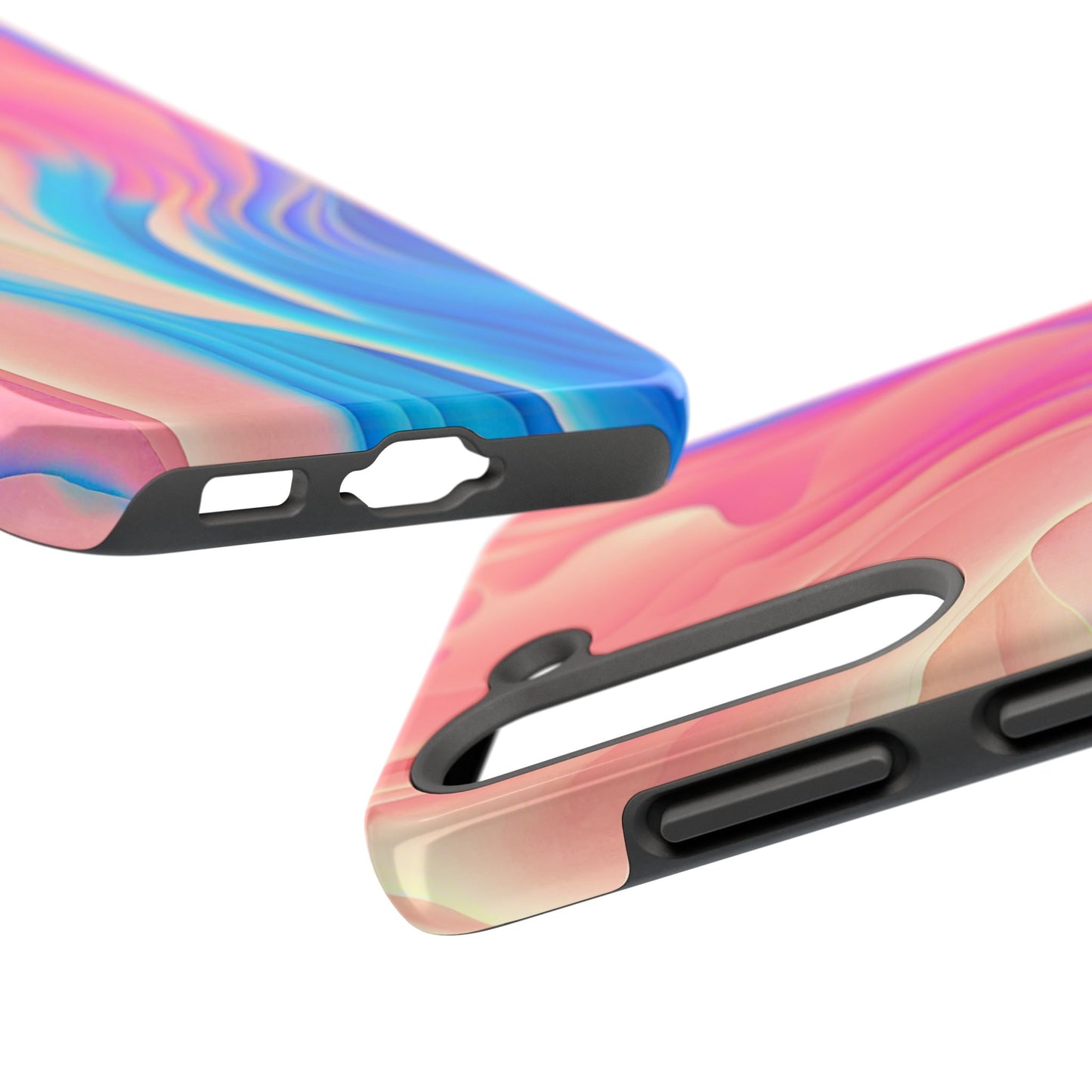 Abstract Pastel Waves Tough Phone Case | Aesthetic