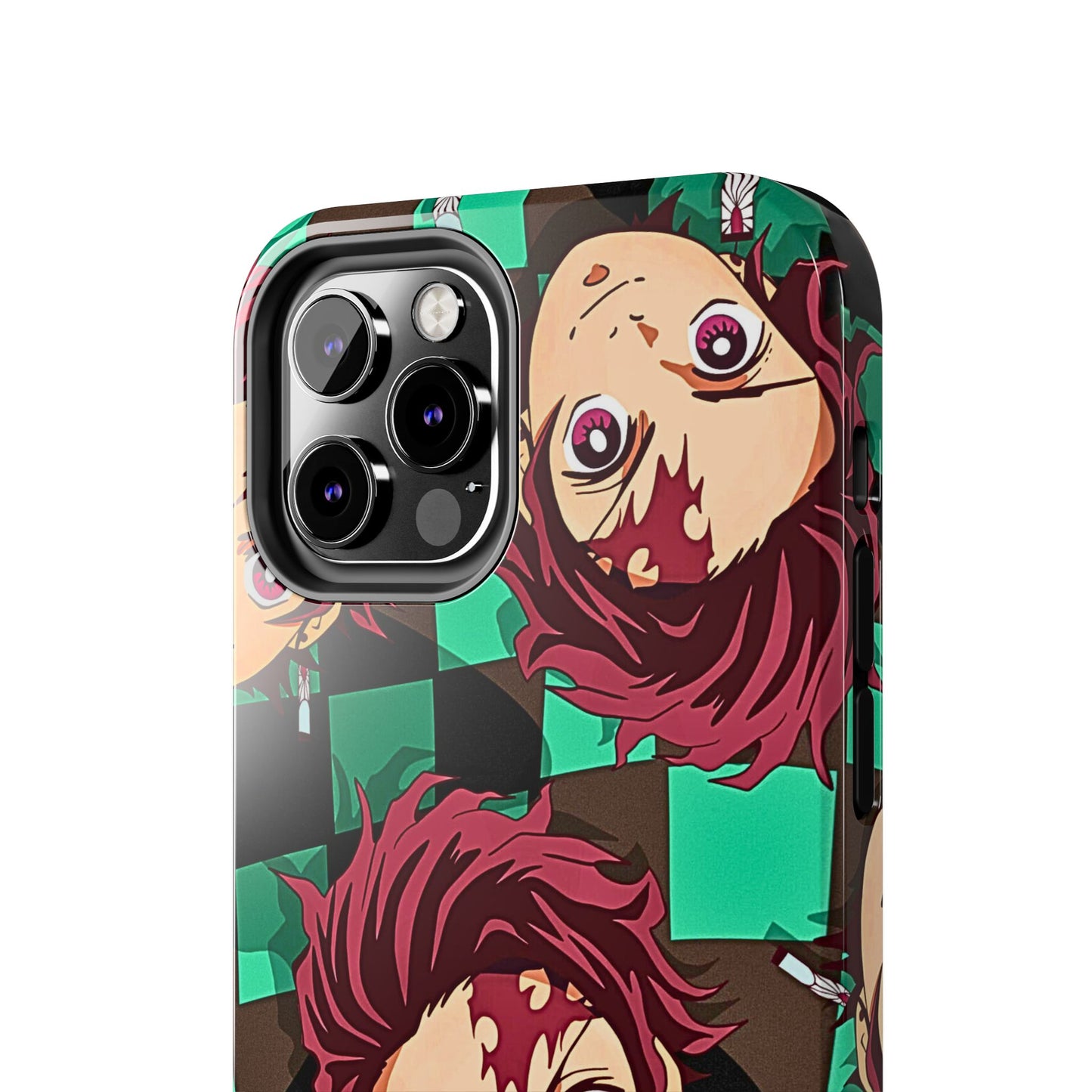 Tanjiro Kamado Head Pattern Tough Phone Case | Anime - Demon Slayer