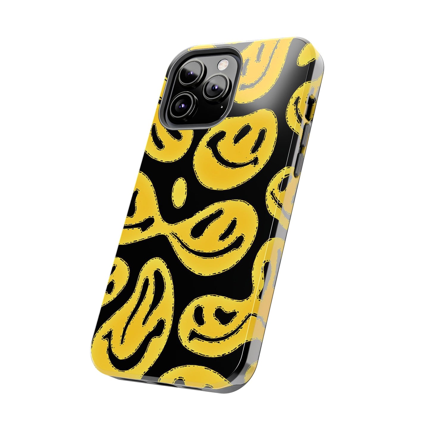 Colorful Trippy Smiley Face (Version 1) Tough Phone Case | Aesthetic