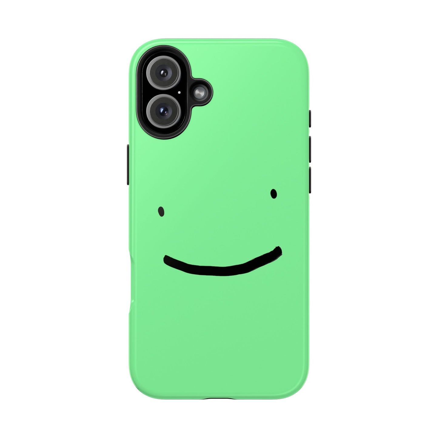 Simple Smile Green Face Tough Phone Case | Other