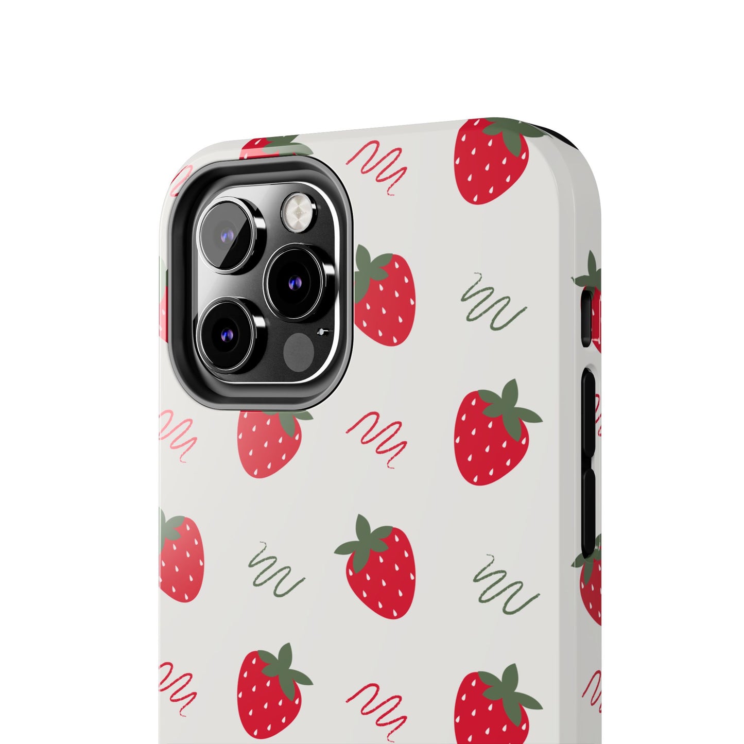 Strawberry Doodle Delight Tough Phone Case | Food