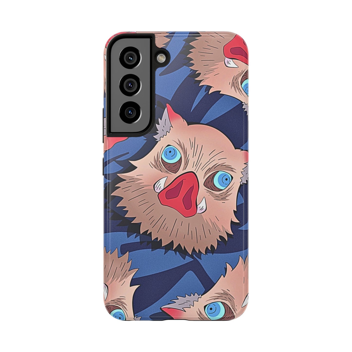 Inosuke Hashibira Head Pattern Tough Phone Case | Anime - Demon Slayer