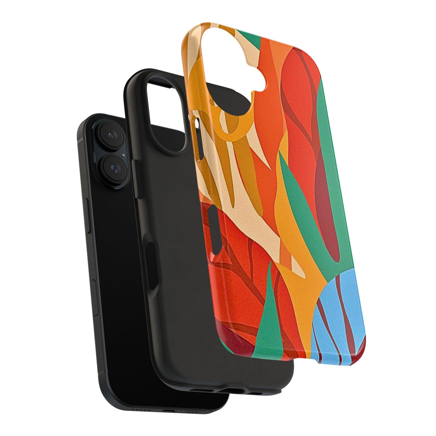 Abstract Autumn Leaves Tough Phone Case | Aesthetic
