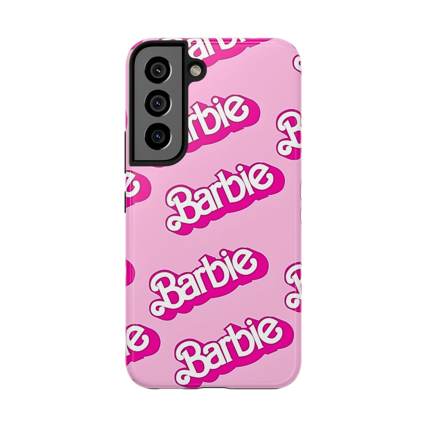 Retro Style Barbie Logo Pattern Tough Phone Case/Cover | Aesthetic