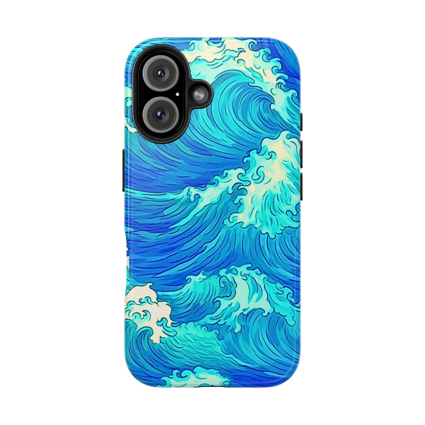 Cool Water Wave Style Tough Phone Case | Aesthetic