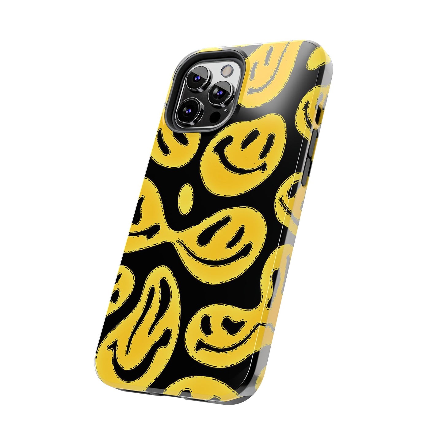 Colorful Trippy Smiley Face (Version 1) Tough Phone Case | Aesthetic