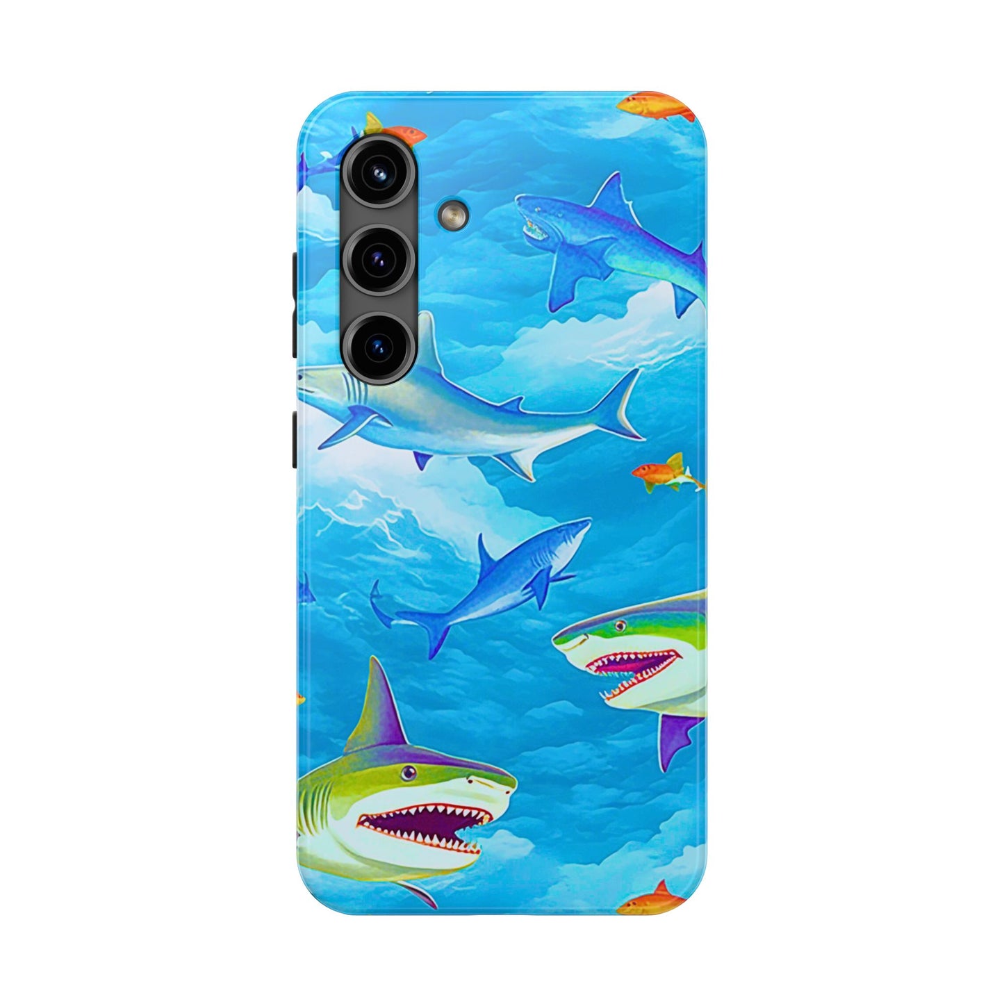 Sharks in the Sky Pattern Style Tough Phone Case | Animals