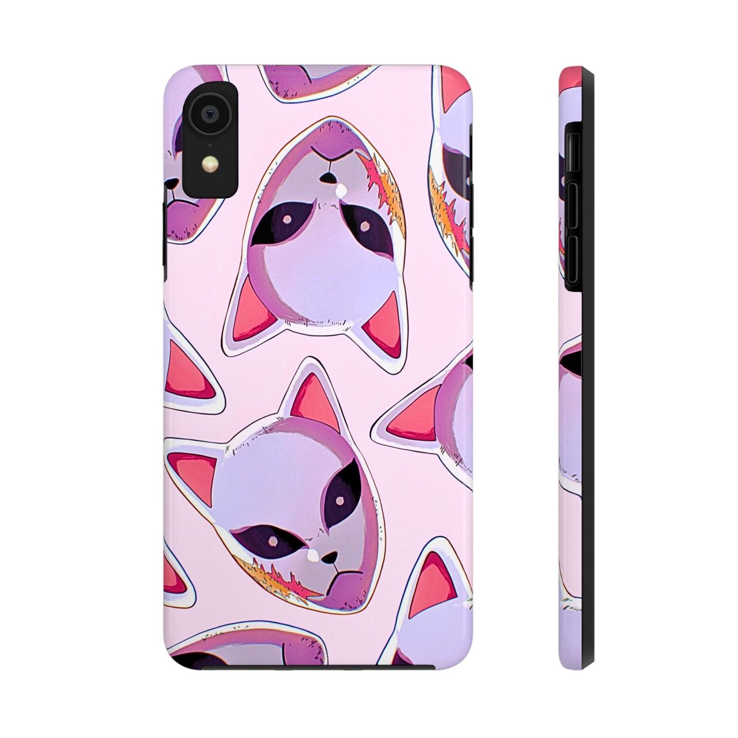 Sabito Fox Mask Pattern Tough Phone Case | Anime - Demon Slayer