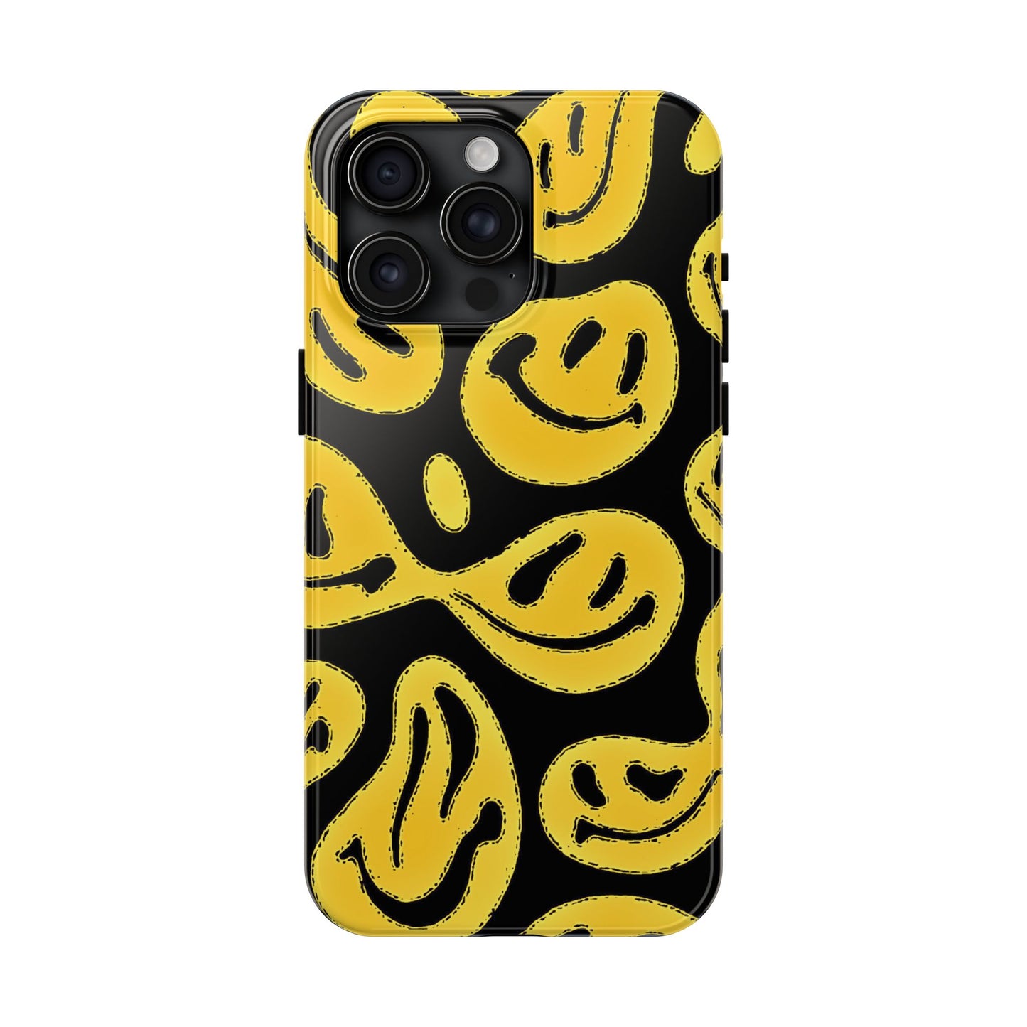 Colorful Trippy Smiley Face (Version 1) Tough Phone Case | Aesthetic